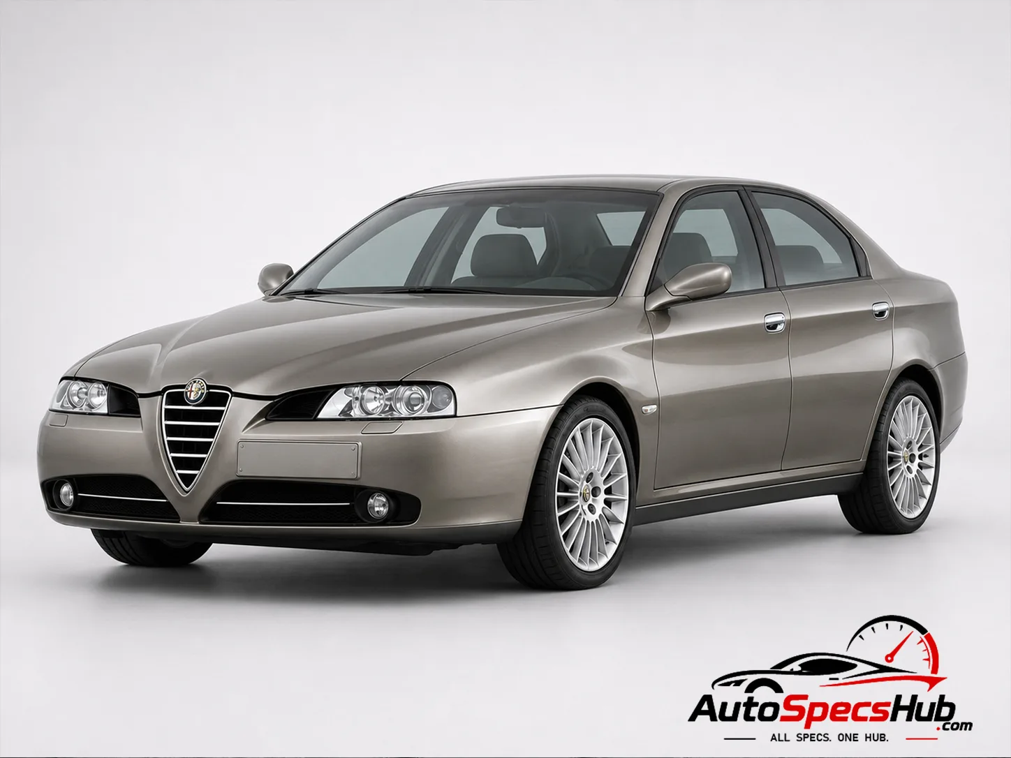 2003 Alfa Romeo 166 2.4 JTD 8v front three-quarter view