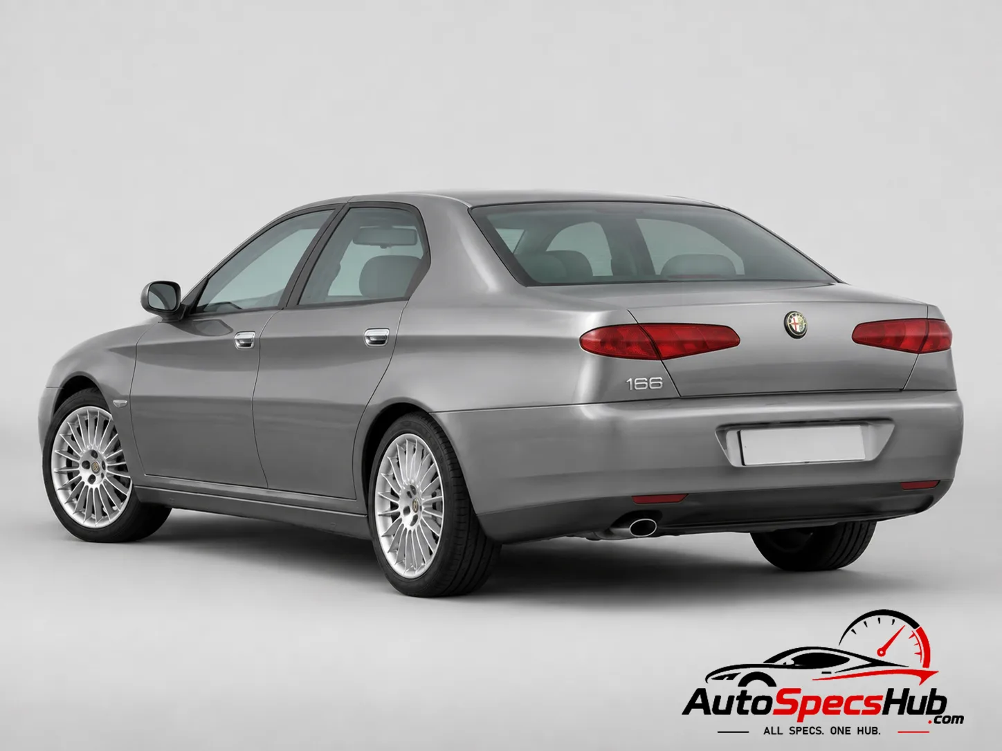 2003 Alfa Romeo 166 2.4 JTD 8v rear three-quarter view