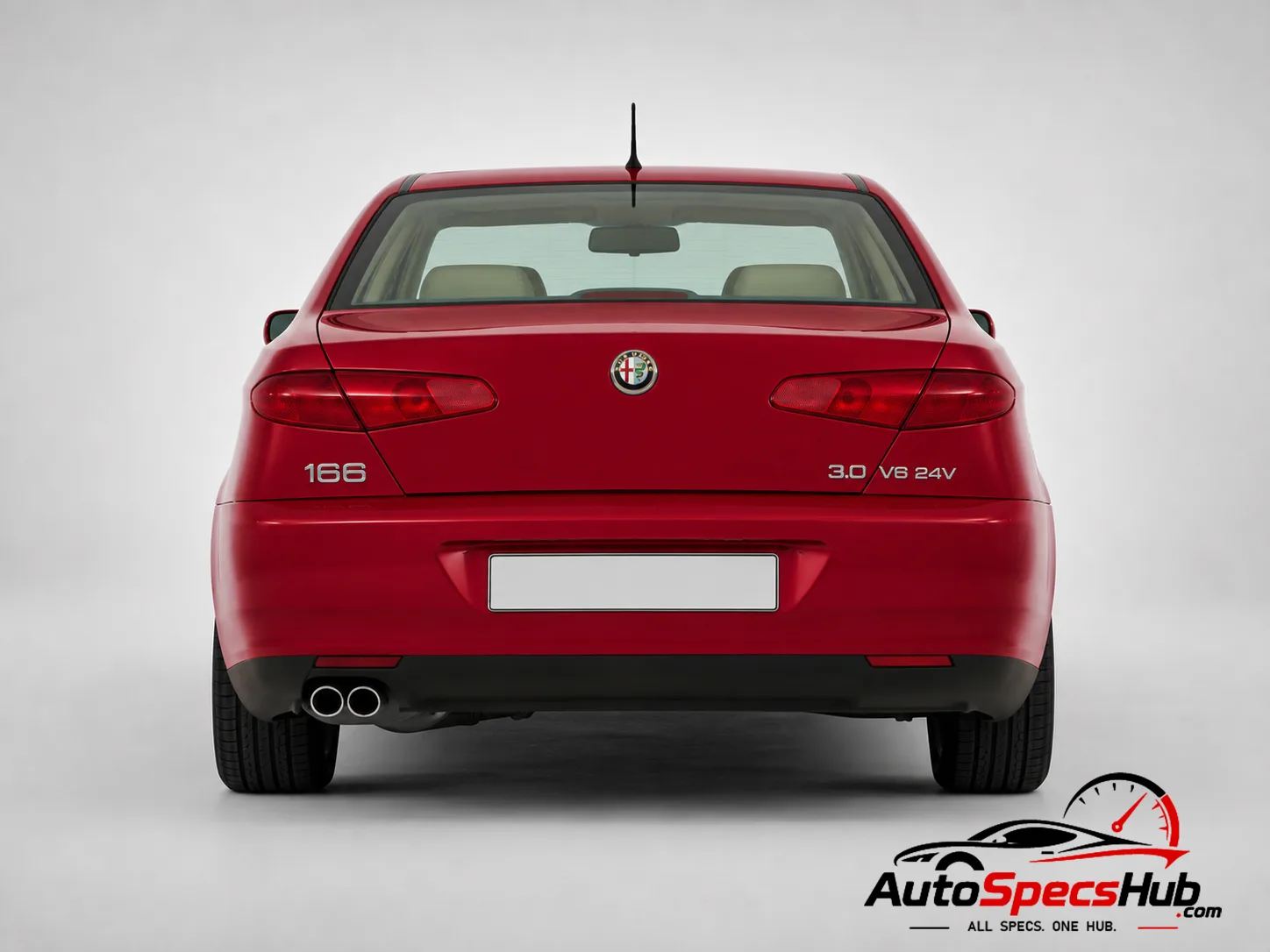 2001 Alfa Romeo 166 3.0 V6 24v rear view