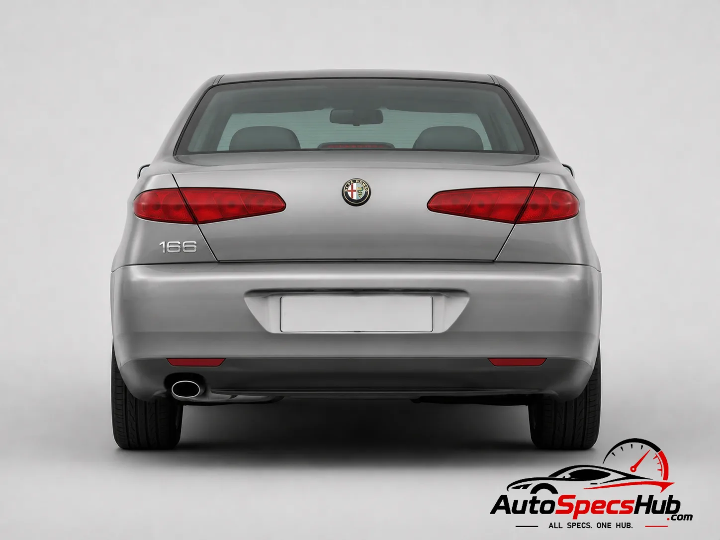 2003 Alfa Romeo 166 2.4 JTD 8v rear view