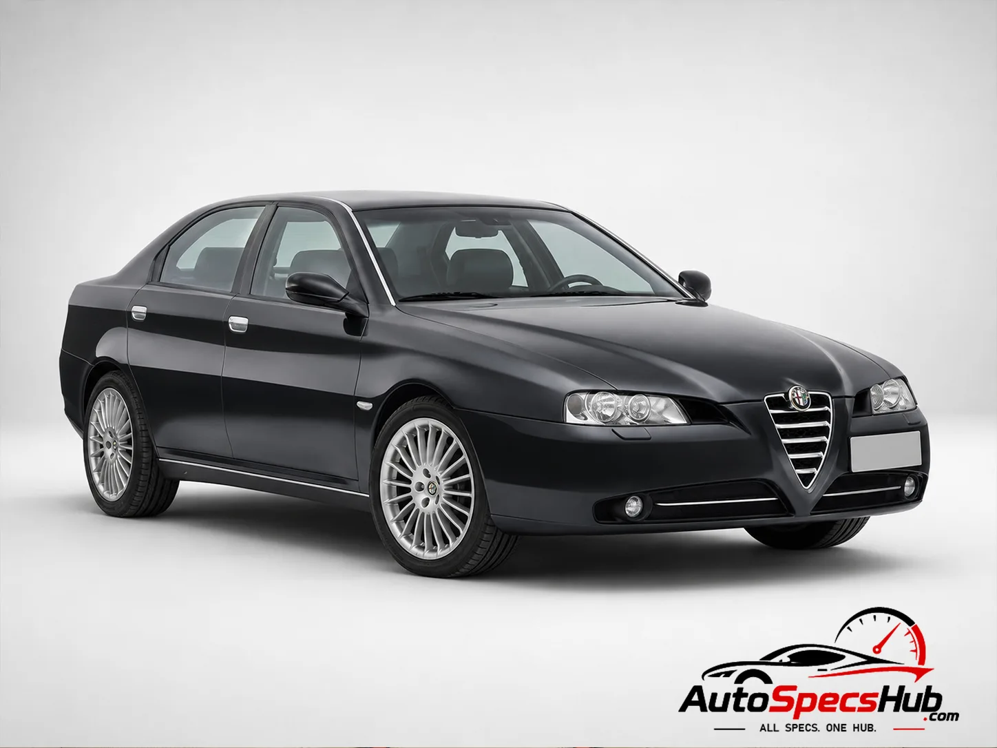 2004 Alfa Romeo 166 3.2 V6 24v front three-quarter view