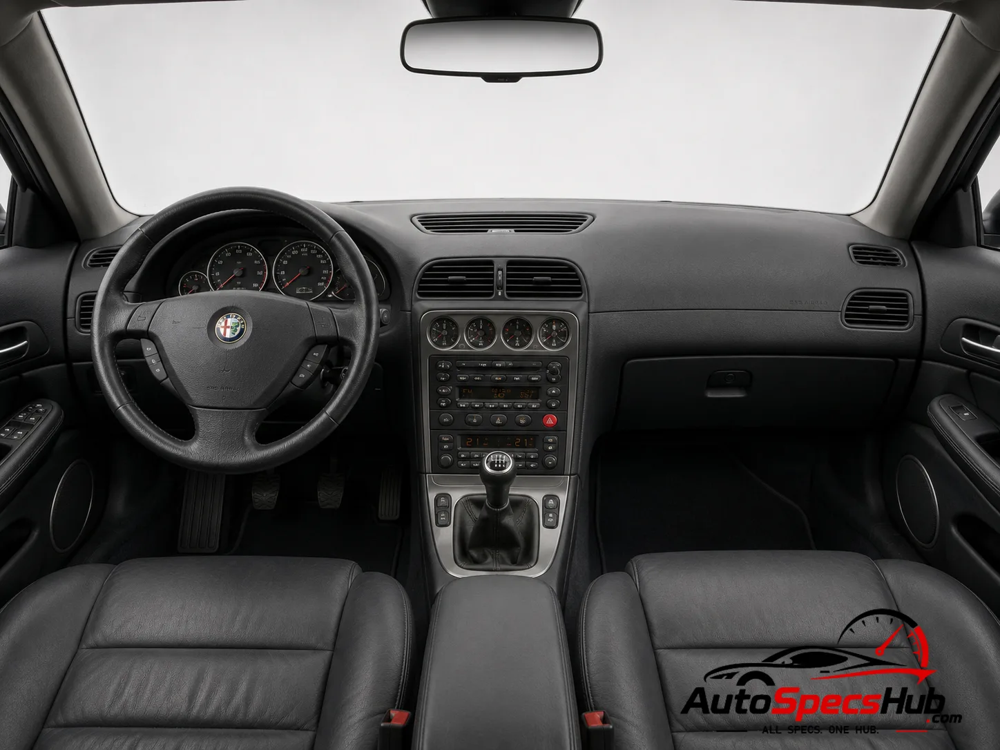 2004 Alfa Romeo 166 3.2 V6 24v interior dashboard and front cabin