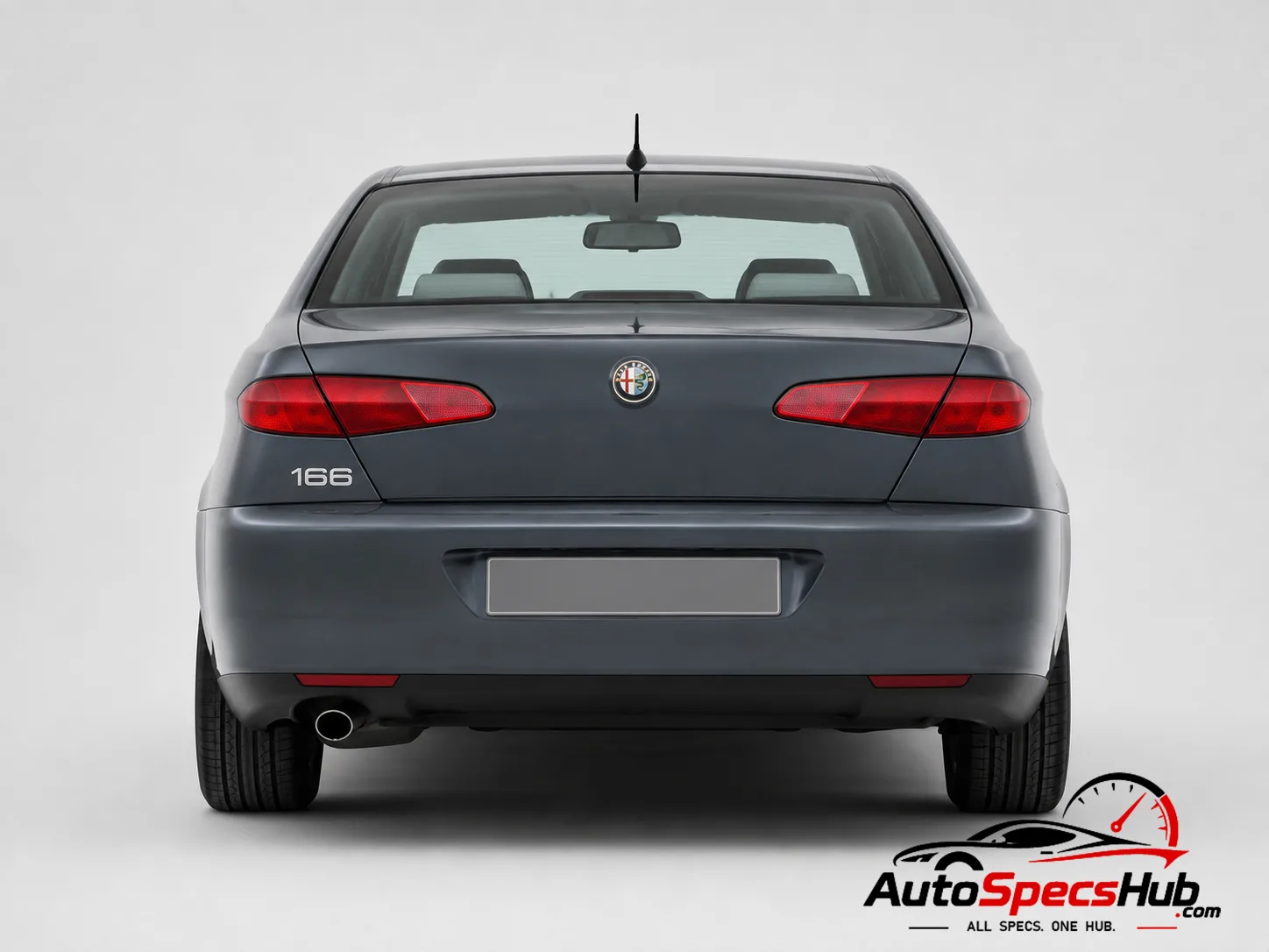 1999 Alfa Romeo 166 2.5 V6 24v rear view