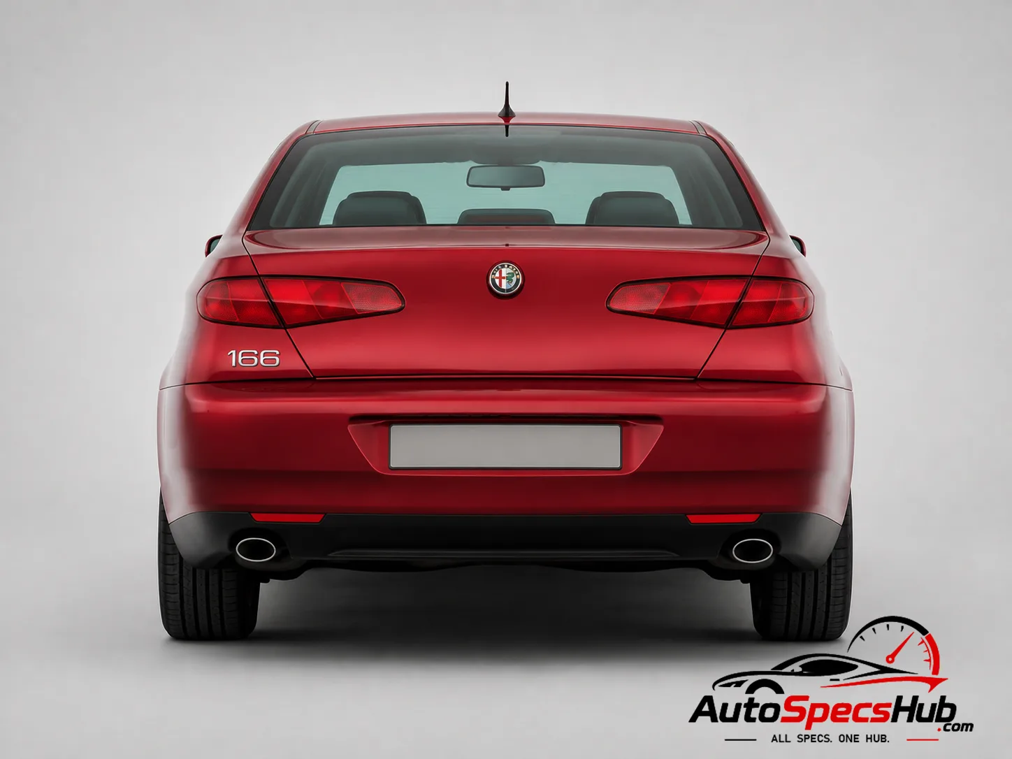 2001 Alfa Romeo 166 2.5 V6 24v rear view