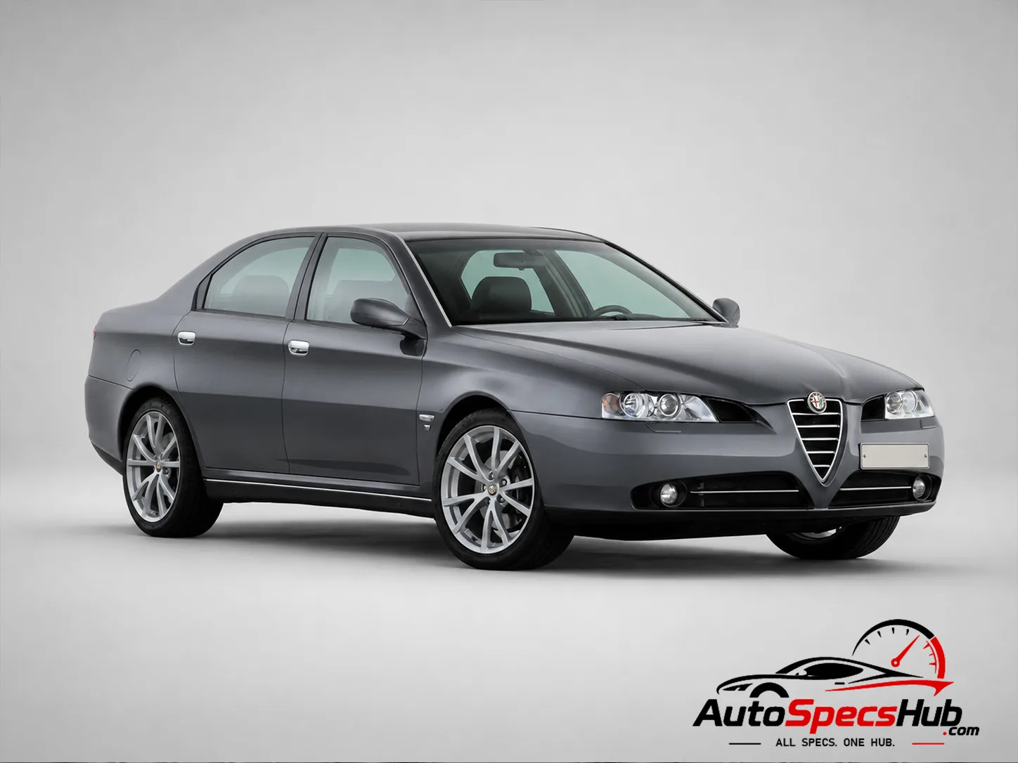 2004 Alfa Romeo 166 2.4 JTD 16v Multijet front three-quarter view