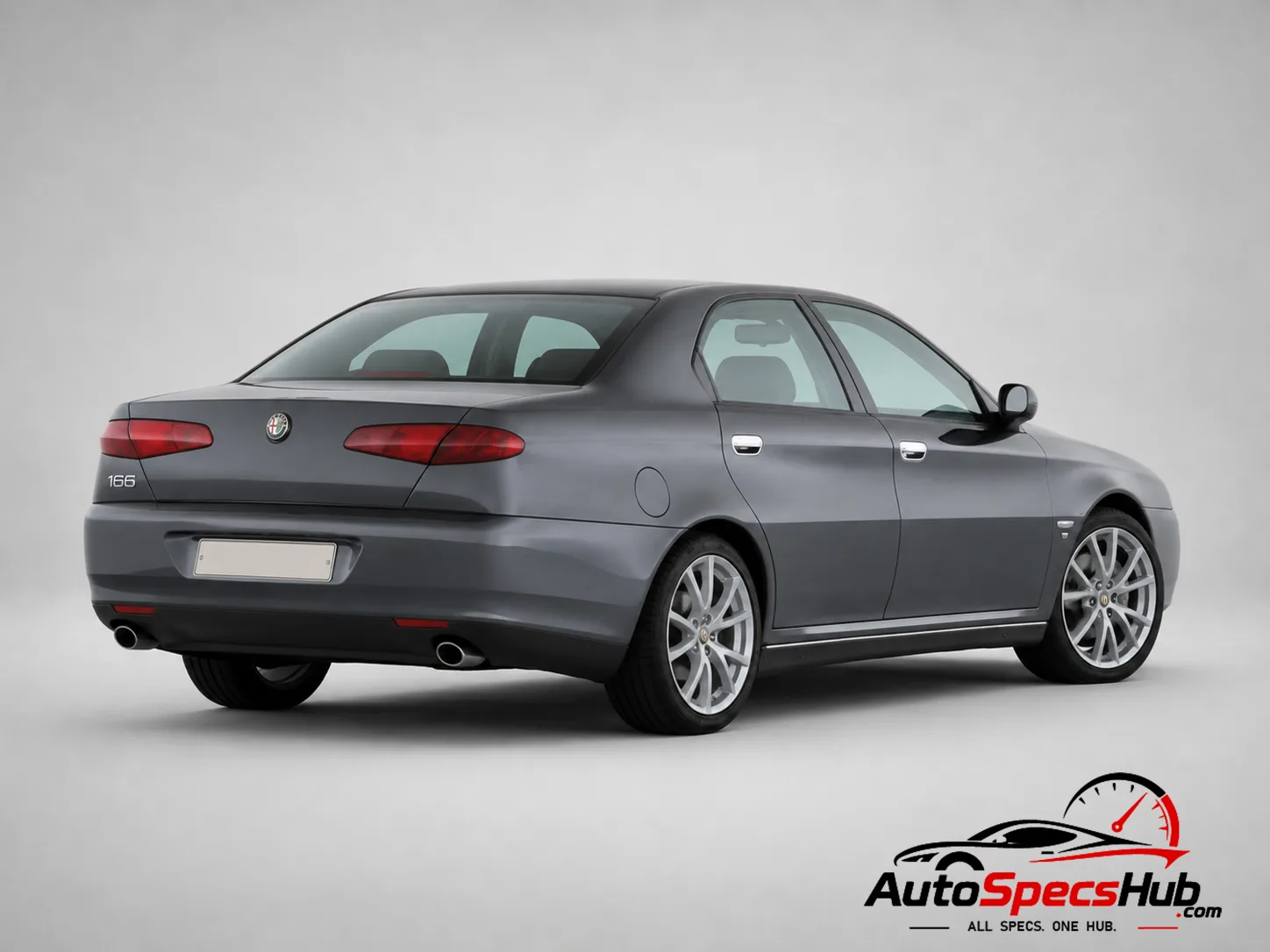 2004 Alfa Romeo 166 2.4 JTD 16v Multijet rear three-quarter view