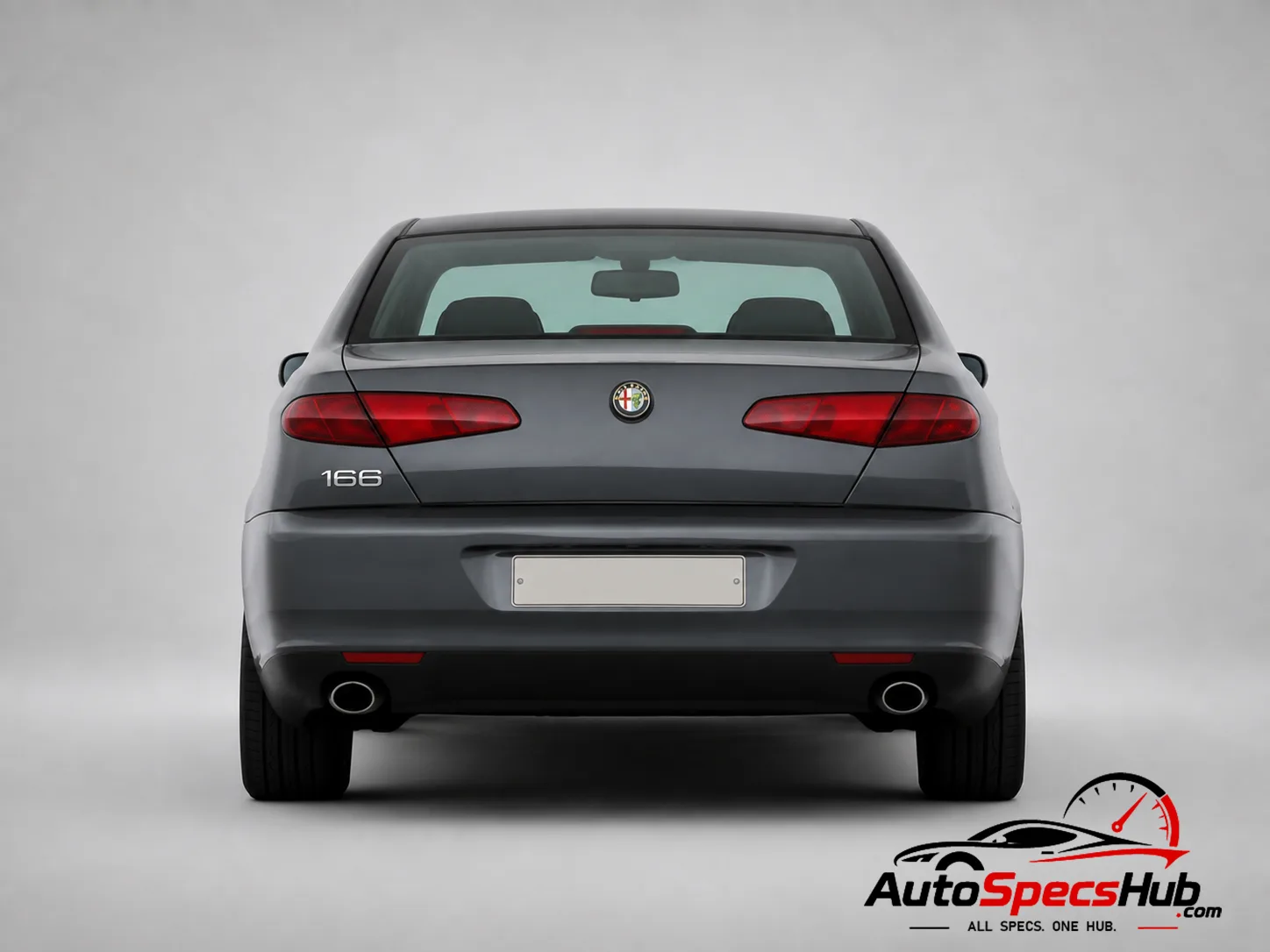 2004 Alfa Romeo 166 2.4 JTD 16v Multijet rear view