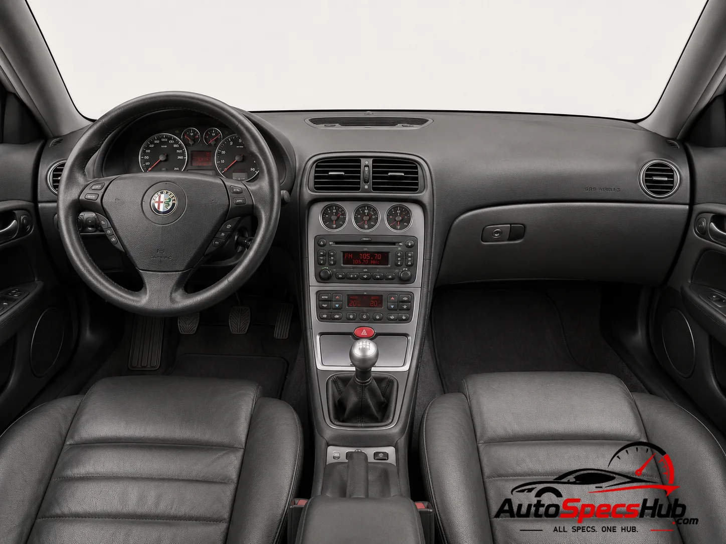 2006 Alfa Romeo 166 2.4 JTD 16v Multijet interior dashboard and front cabin