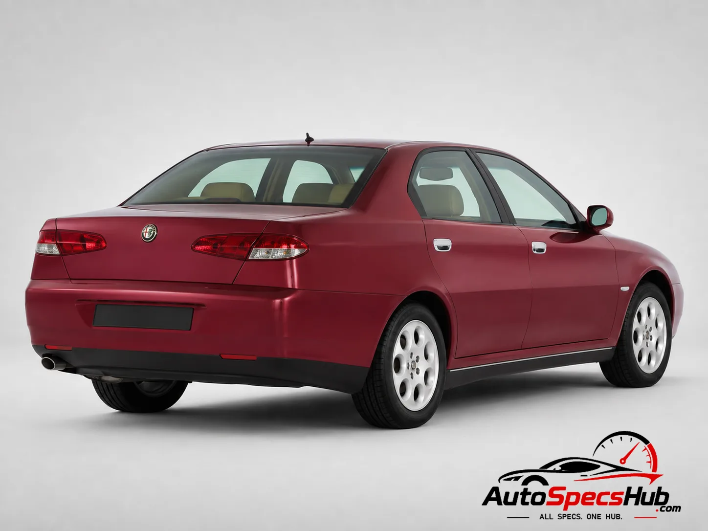 2001 Alfa Romeo 166 2.0 Twin Spark 16v rear three-quarter view