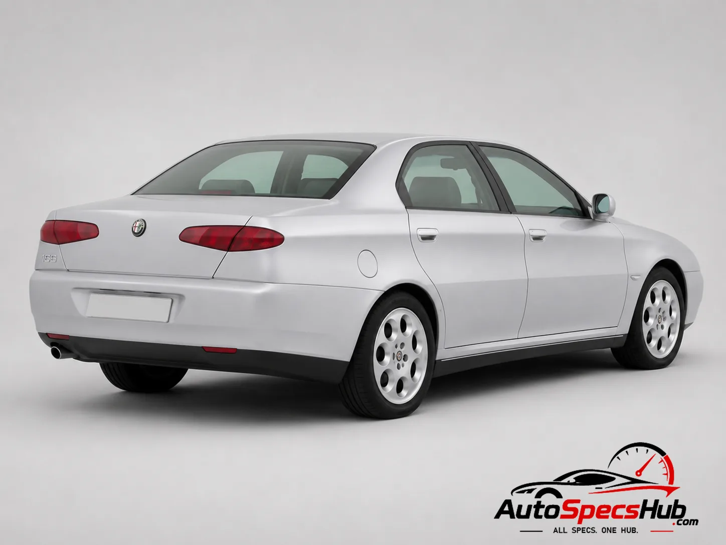 1999 Alfa Romeo 166 2.4 JTD 8v rear three-quarter view