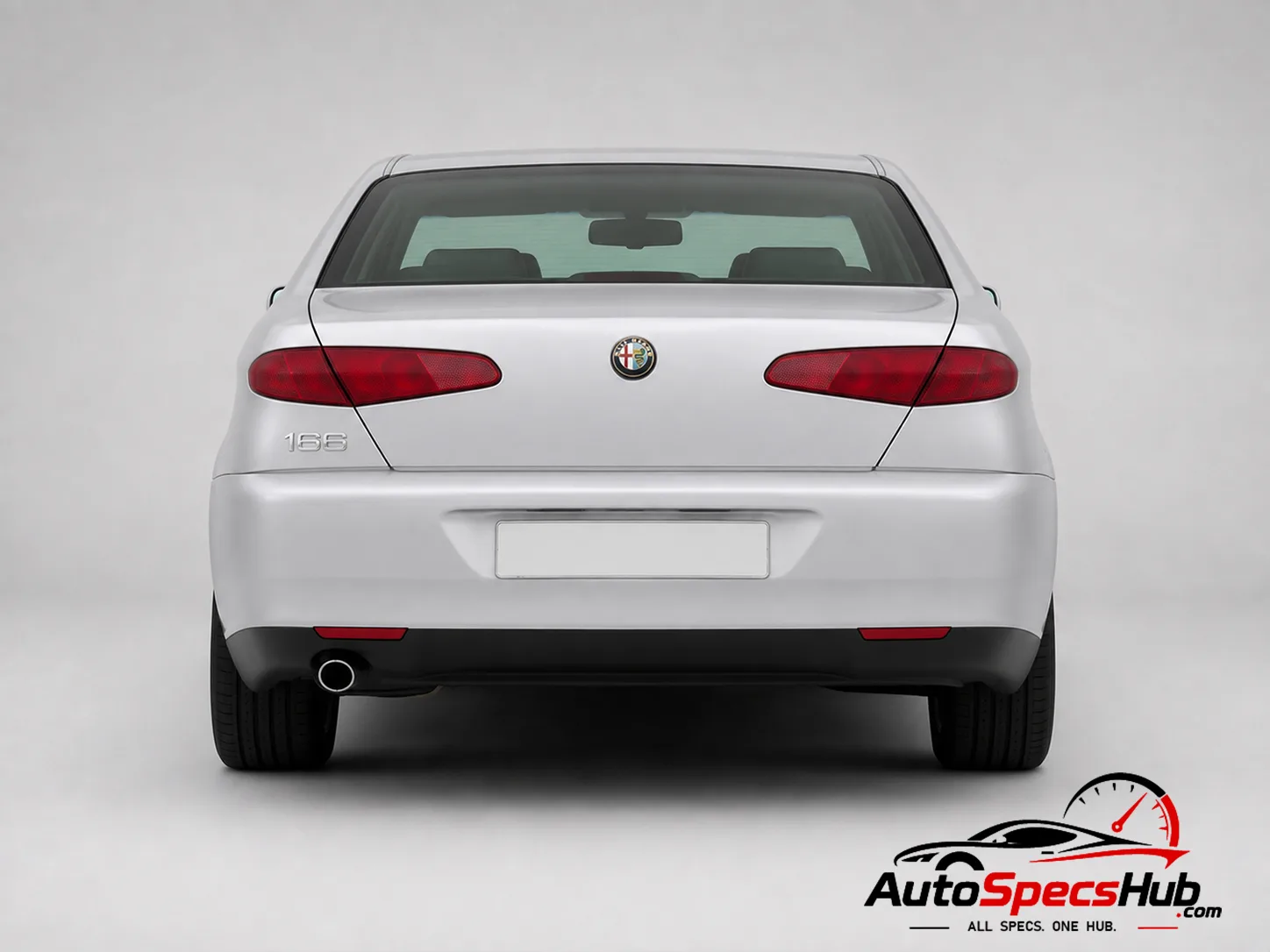 1999 Alfa Romeo 166 2.4 JTD 8v rear view