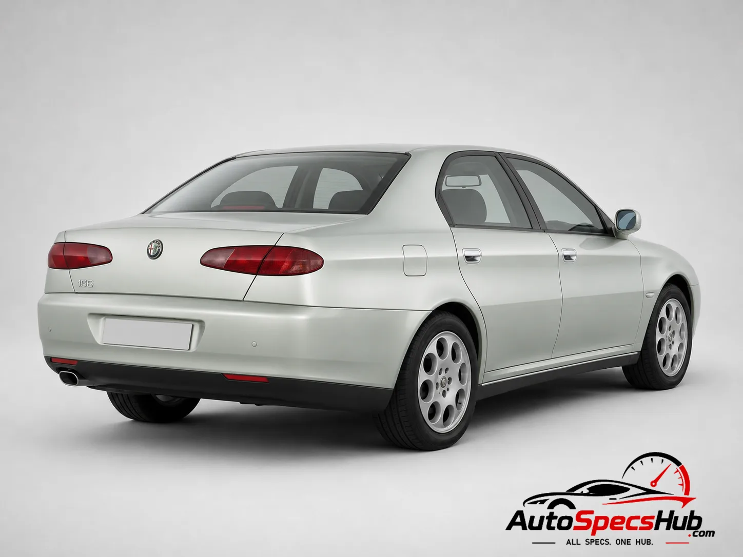 2001 Alfa Romeo 166 2.4 JTD 8v rear three-quarter view