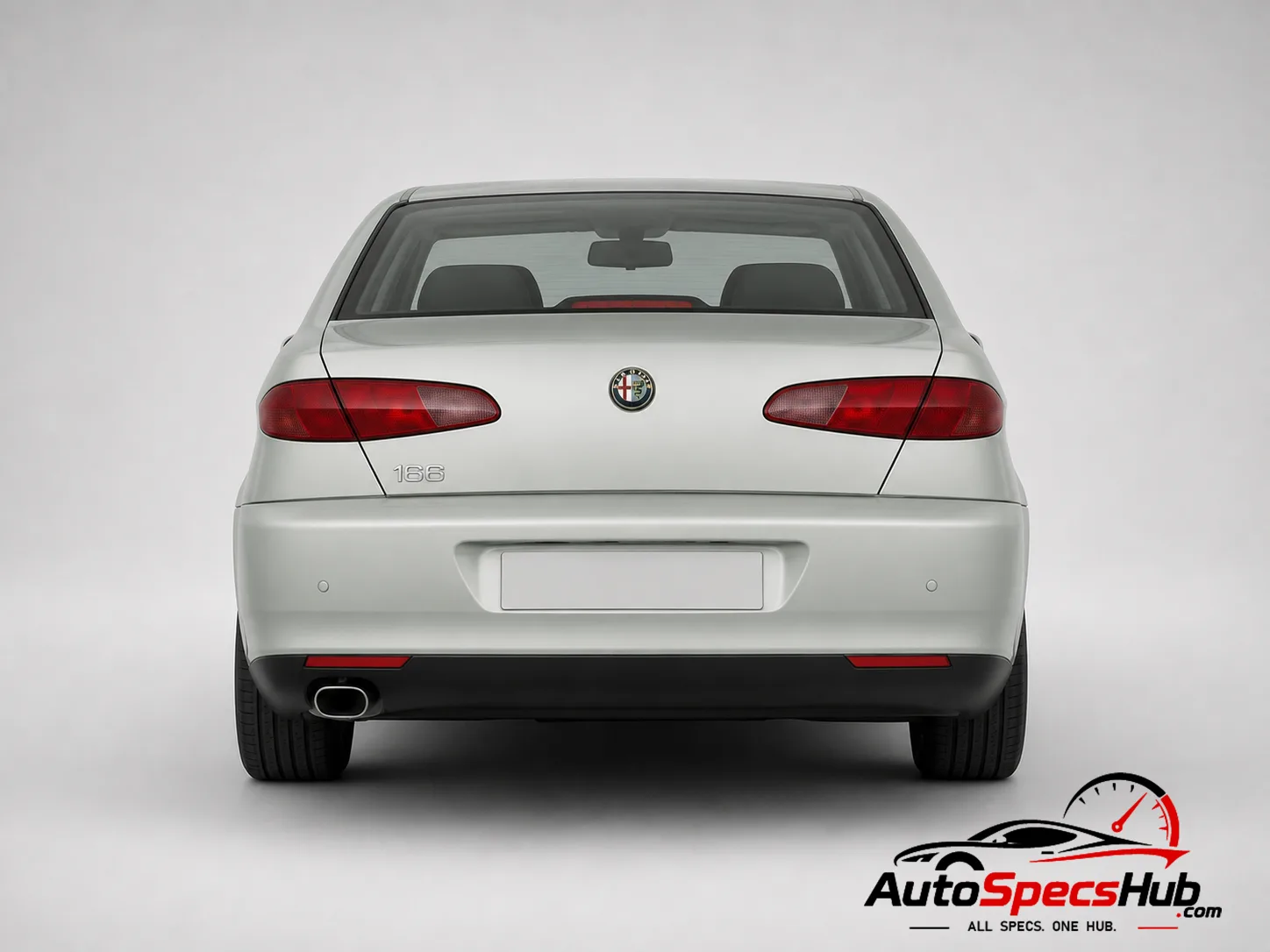 2001 Alfa Romeo 166 2.4 JTD 8v rear view