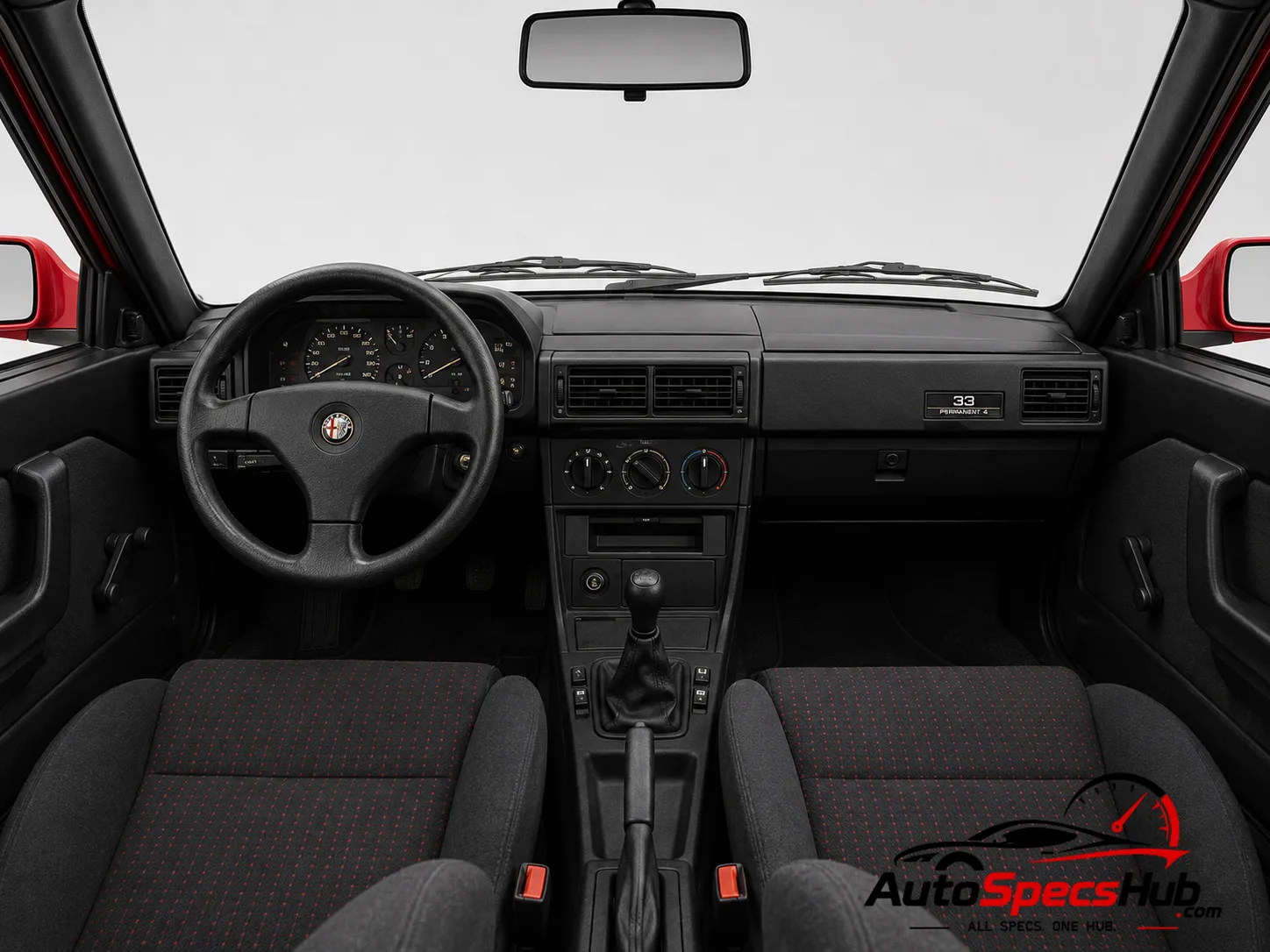 1991 Alfa Romeo 33 S 16v Permanent 4 interior dashboard view