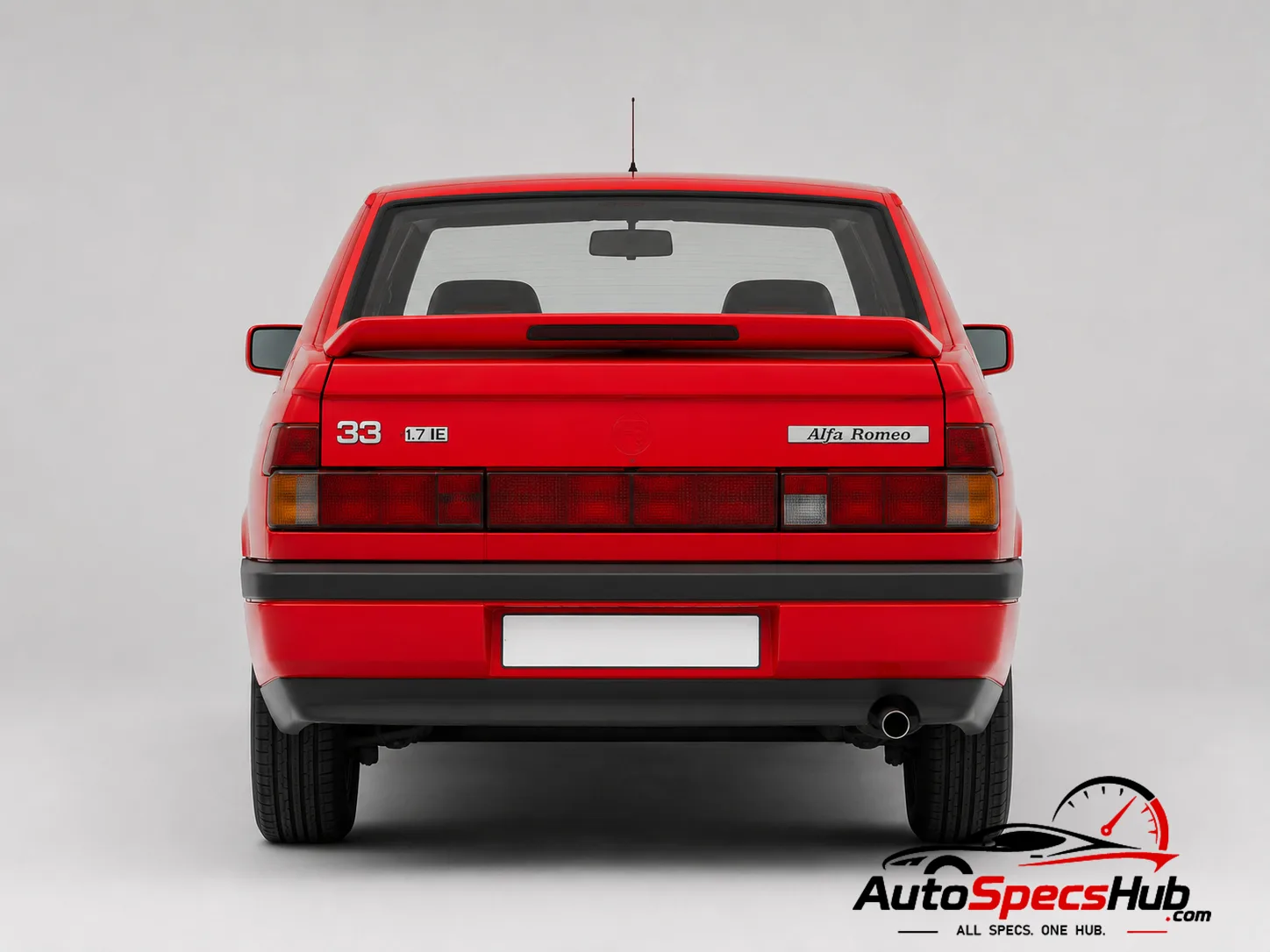 1989 Alfa Romeo 33 1.7 IE rear view