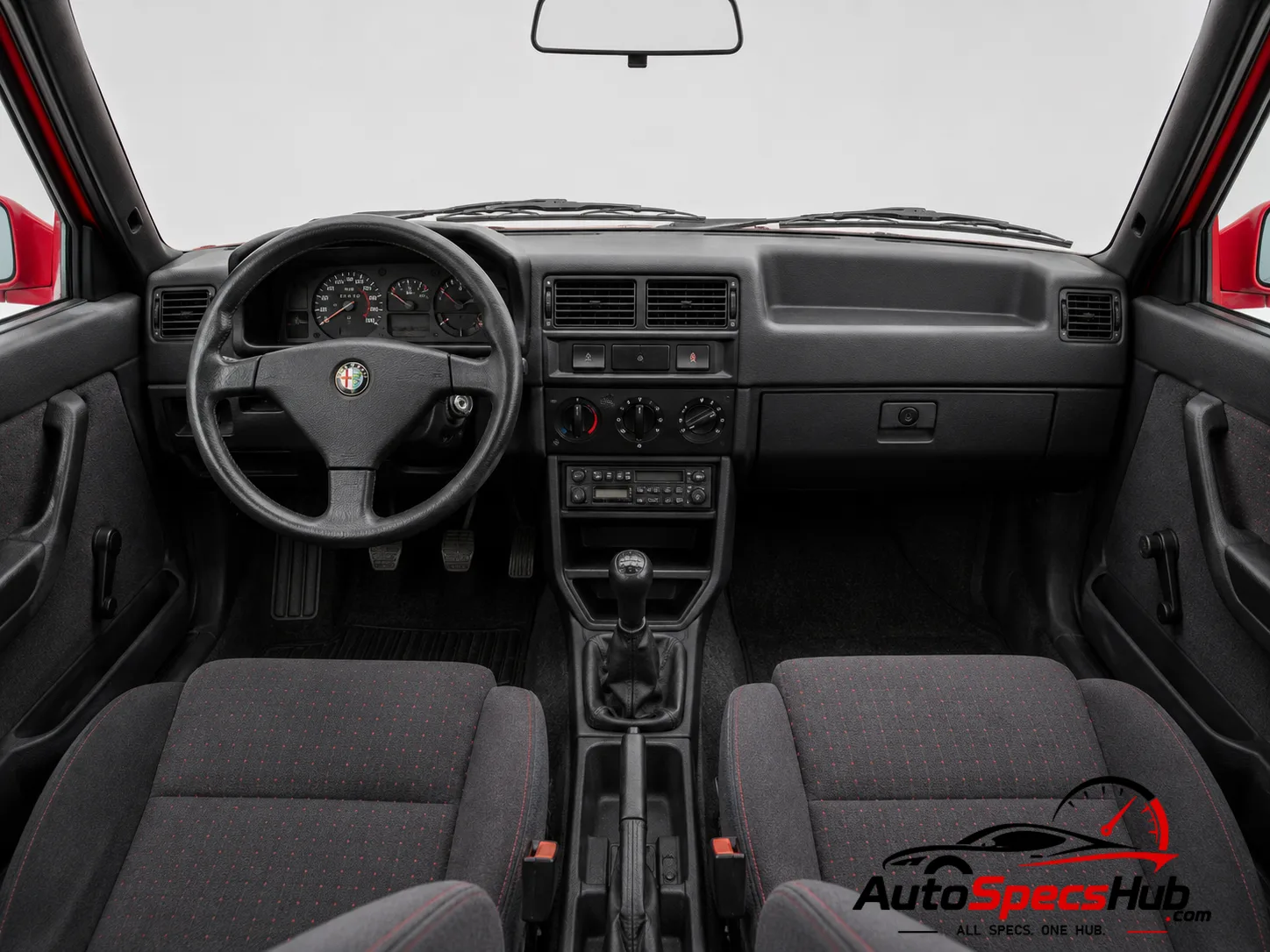1989 Alfa Romeo 33 1.7 IE interior dashboard view