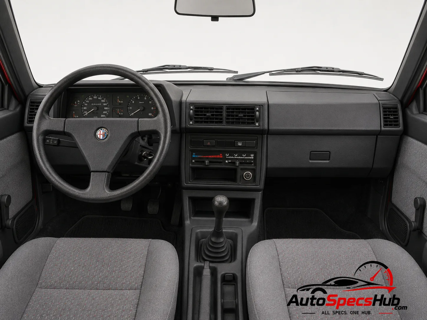 1987 Alfa Romeo 33 1.3 interior dashboard view