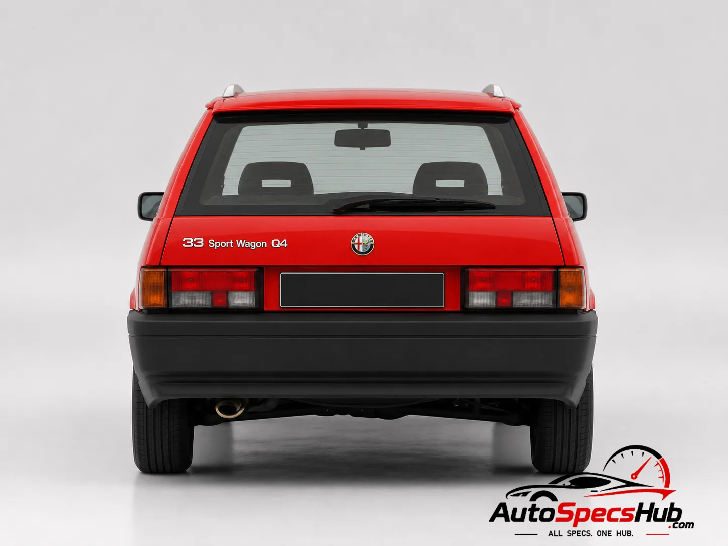 1992 Alfa Romeo 33 Sport Wagon Q4 rear view