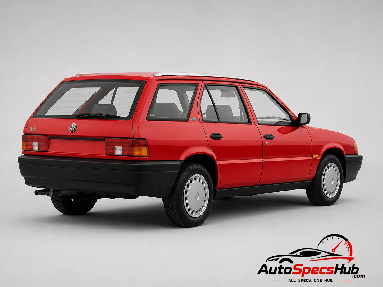 1987 Alfa Romeo 33 1.5 Giardinetta rear three-quarter view