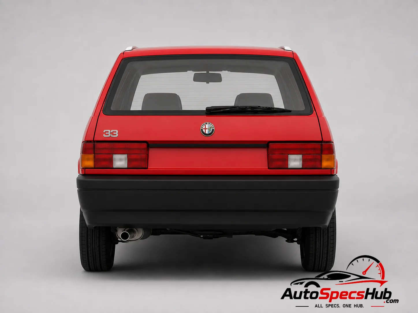 1987 Alfa Romeo 33 1.5 Giardinetta rear view