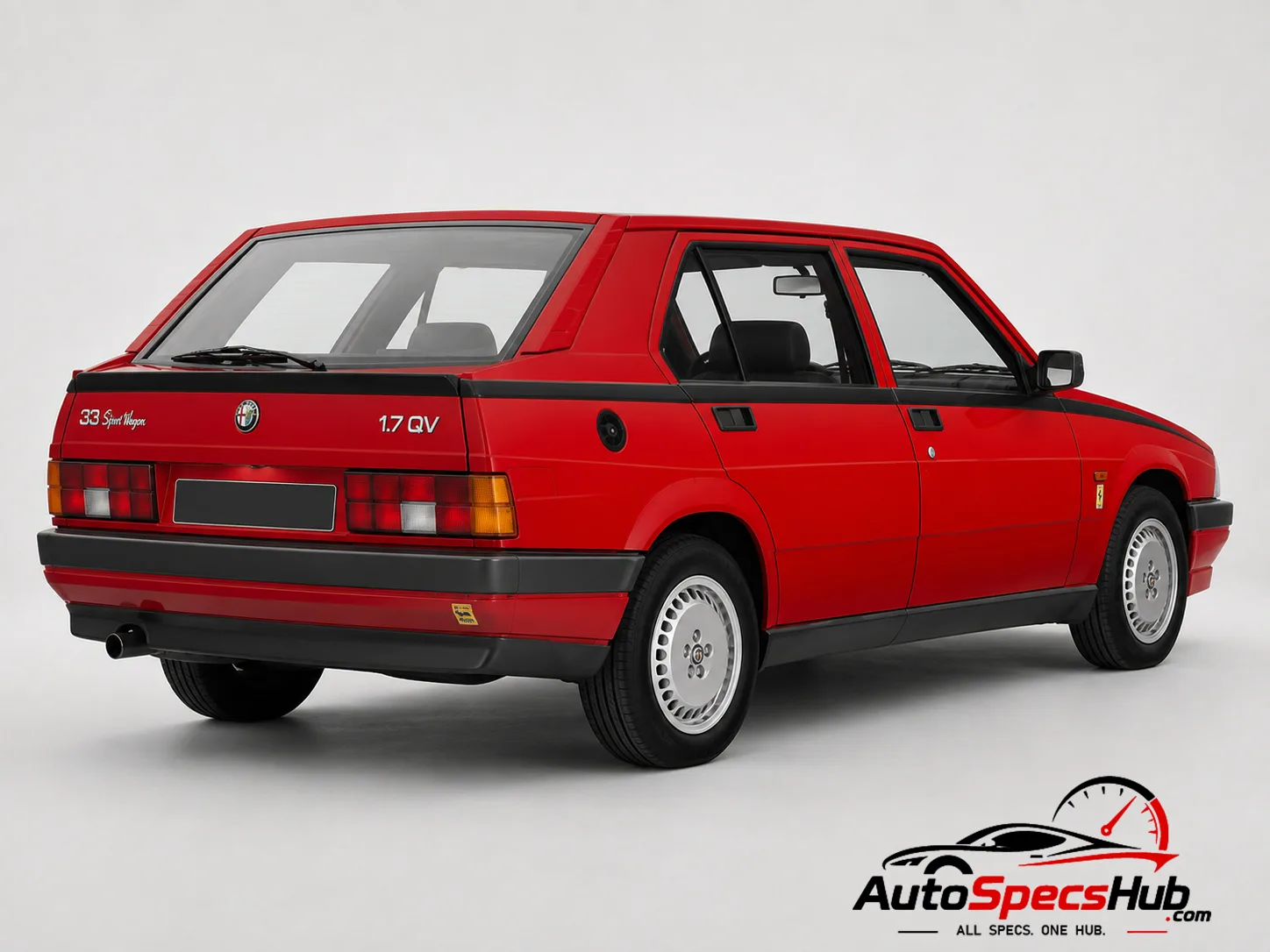 1989 Alfa Romeo 33 Sport Wagon 1.7 QV rear three-quarter view