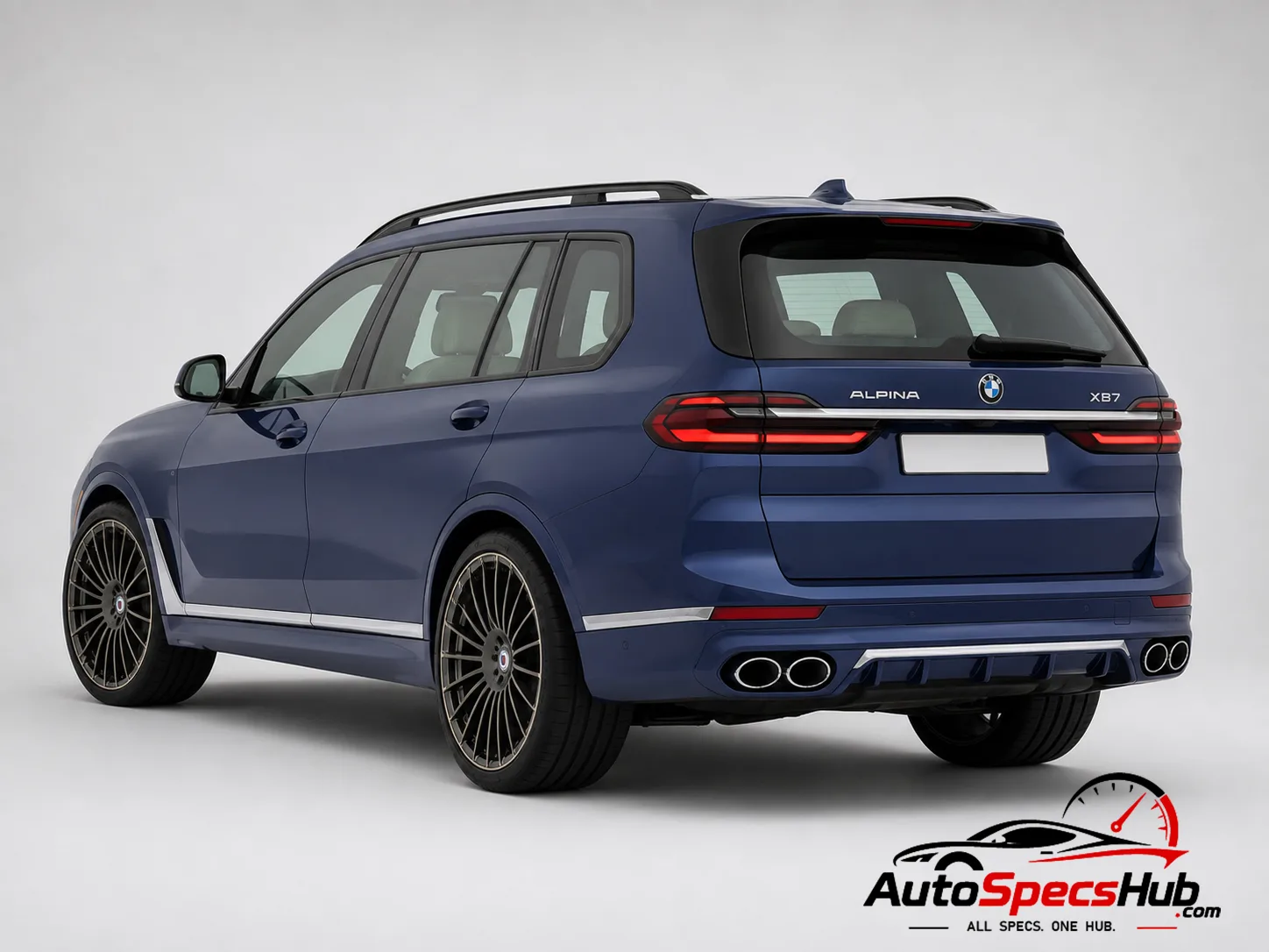 2020 Alpina XB7 rear three-quarter view