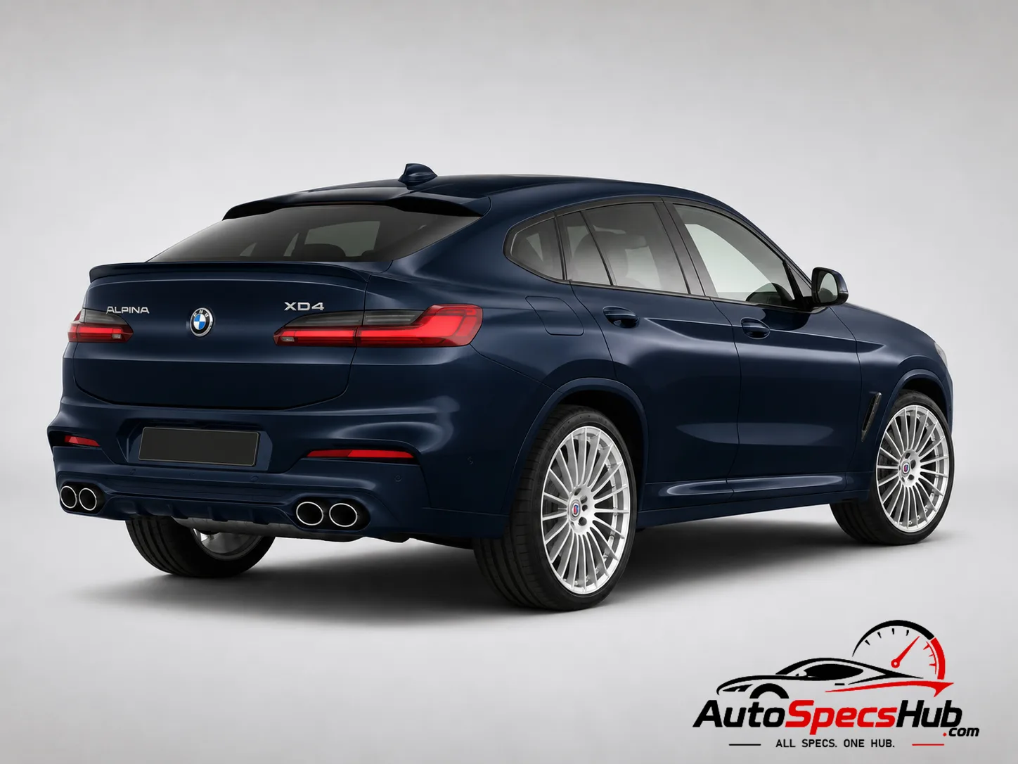 2018 Alpina XD4 rear three-quarter view
