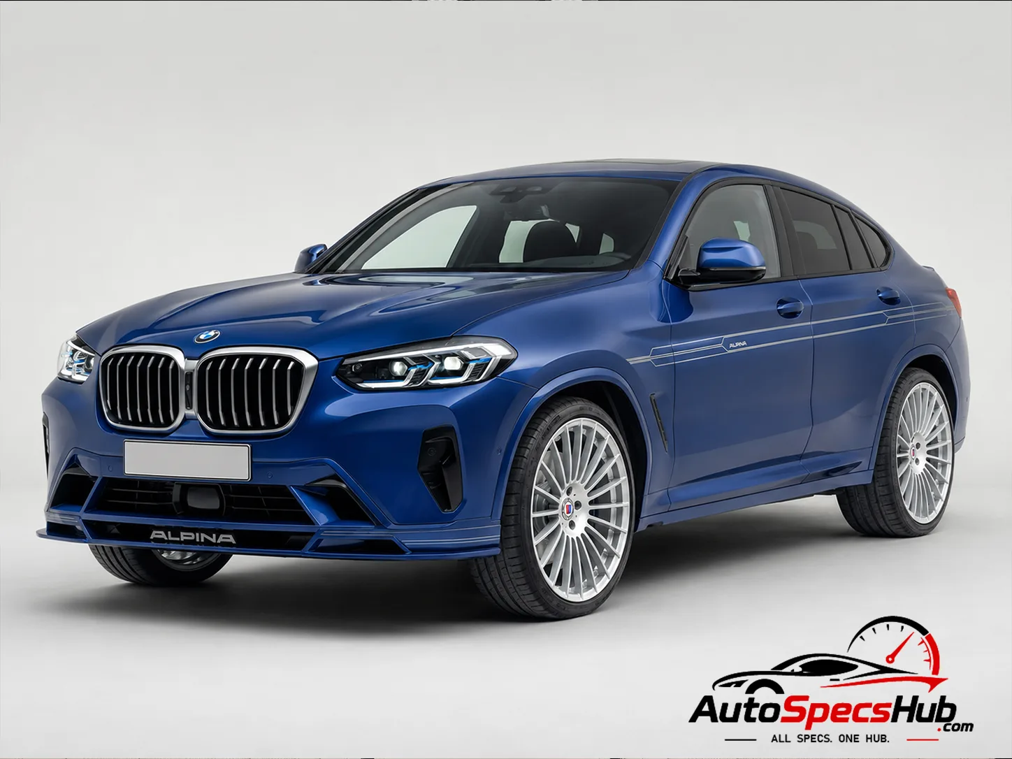 2021 Alpina XD4 front three-quarter view