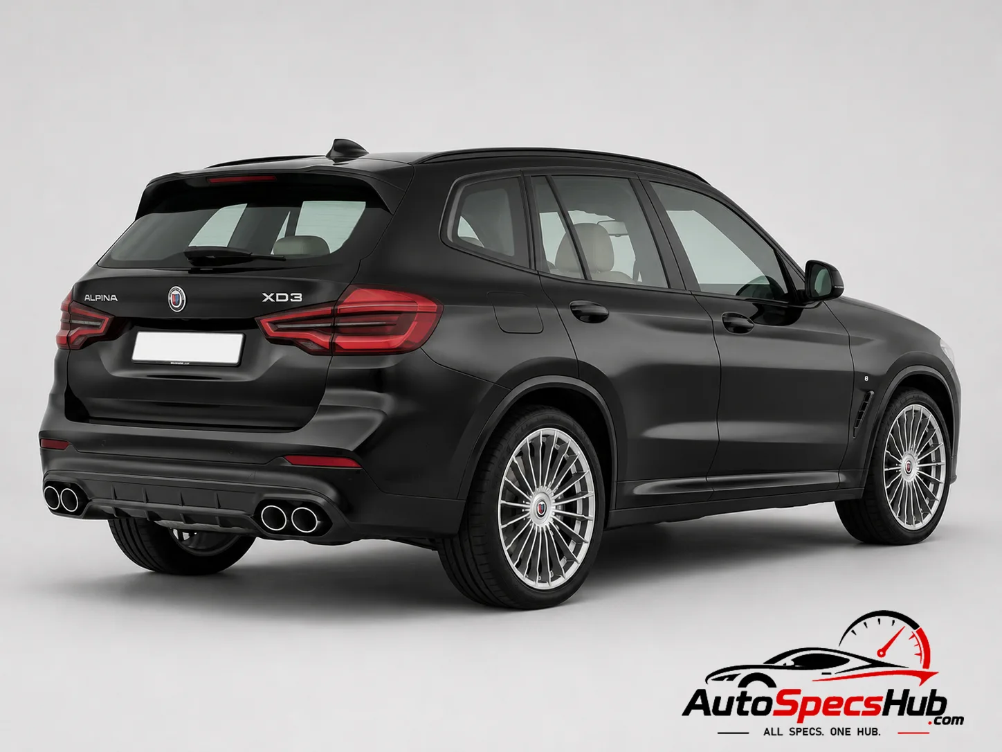 2018 Alpina XD3 rear three-quarter view