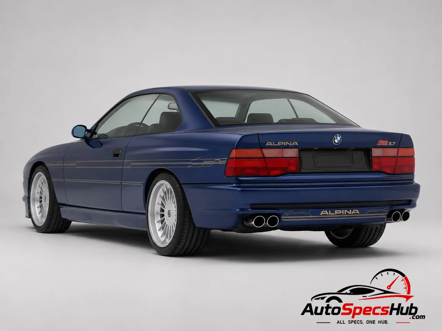 1992 Alpina B12 5.7 Coupé rear three-quarter view