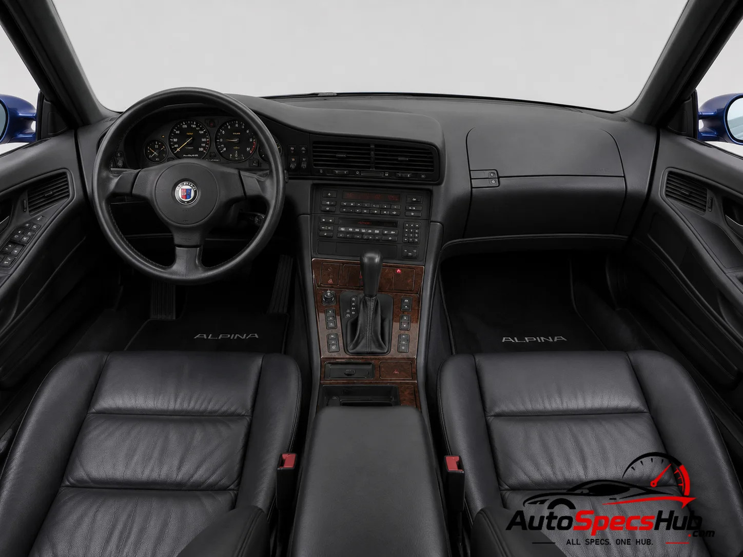 1992 Alpina B12 5.7 Coupé interior dashboard and front cabin
