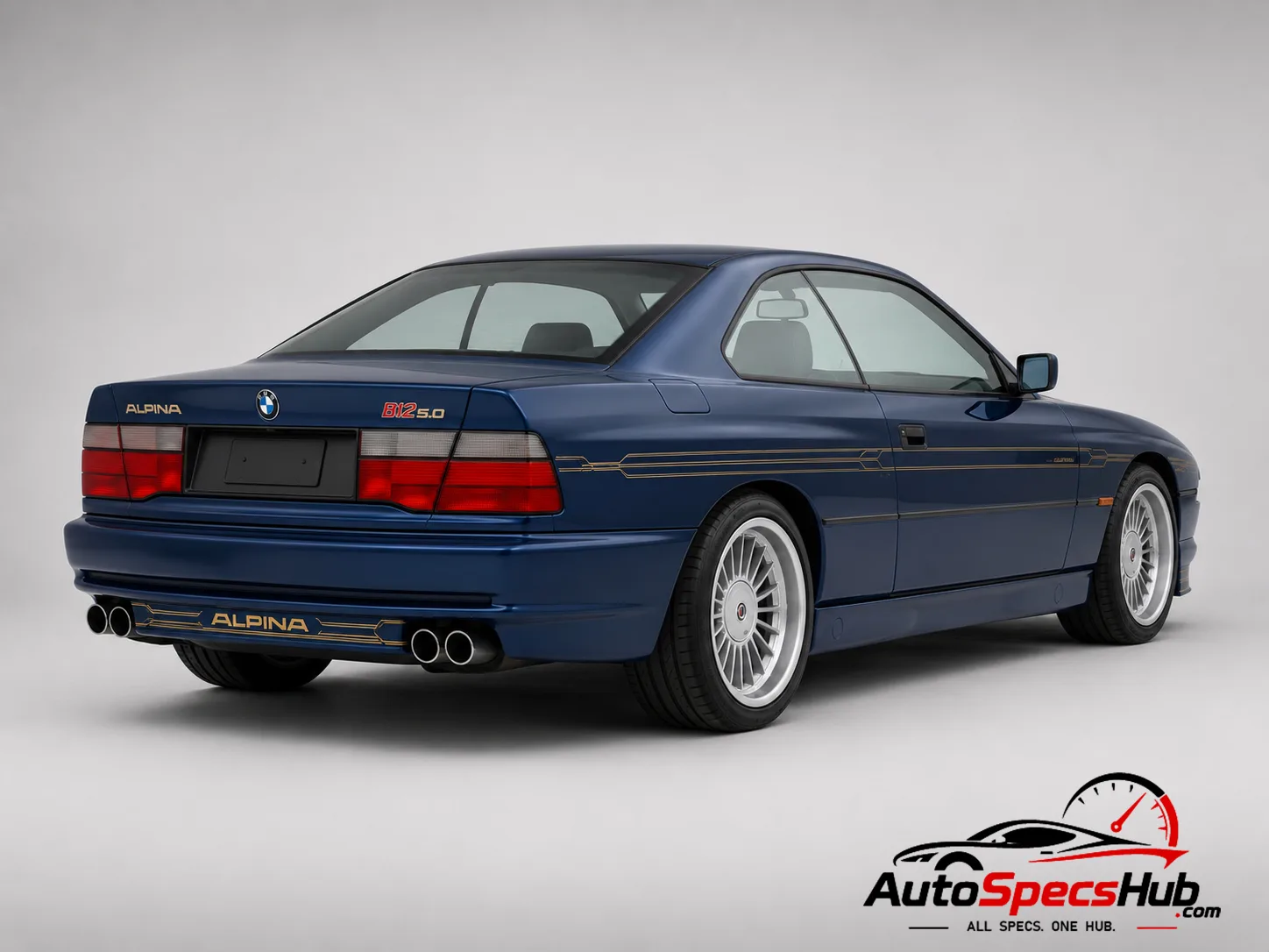 1990 Alpina B12 5.0 Coupé rear three-quarter view