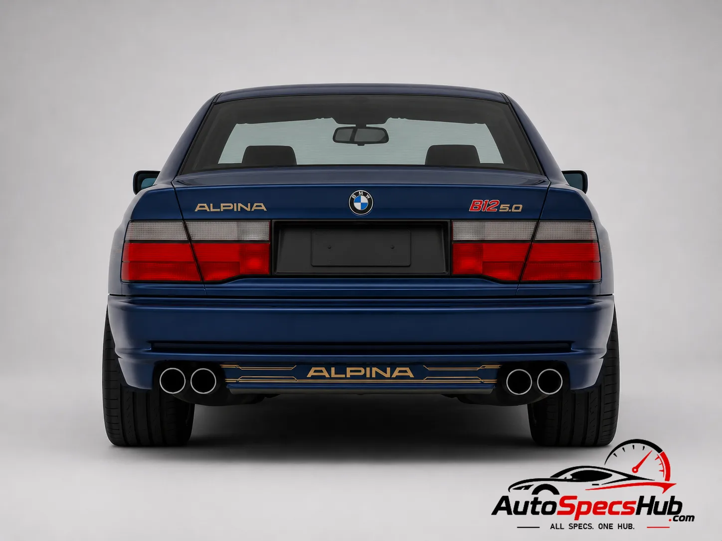 1990 Alpina B12 5.0 Coupé rear view