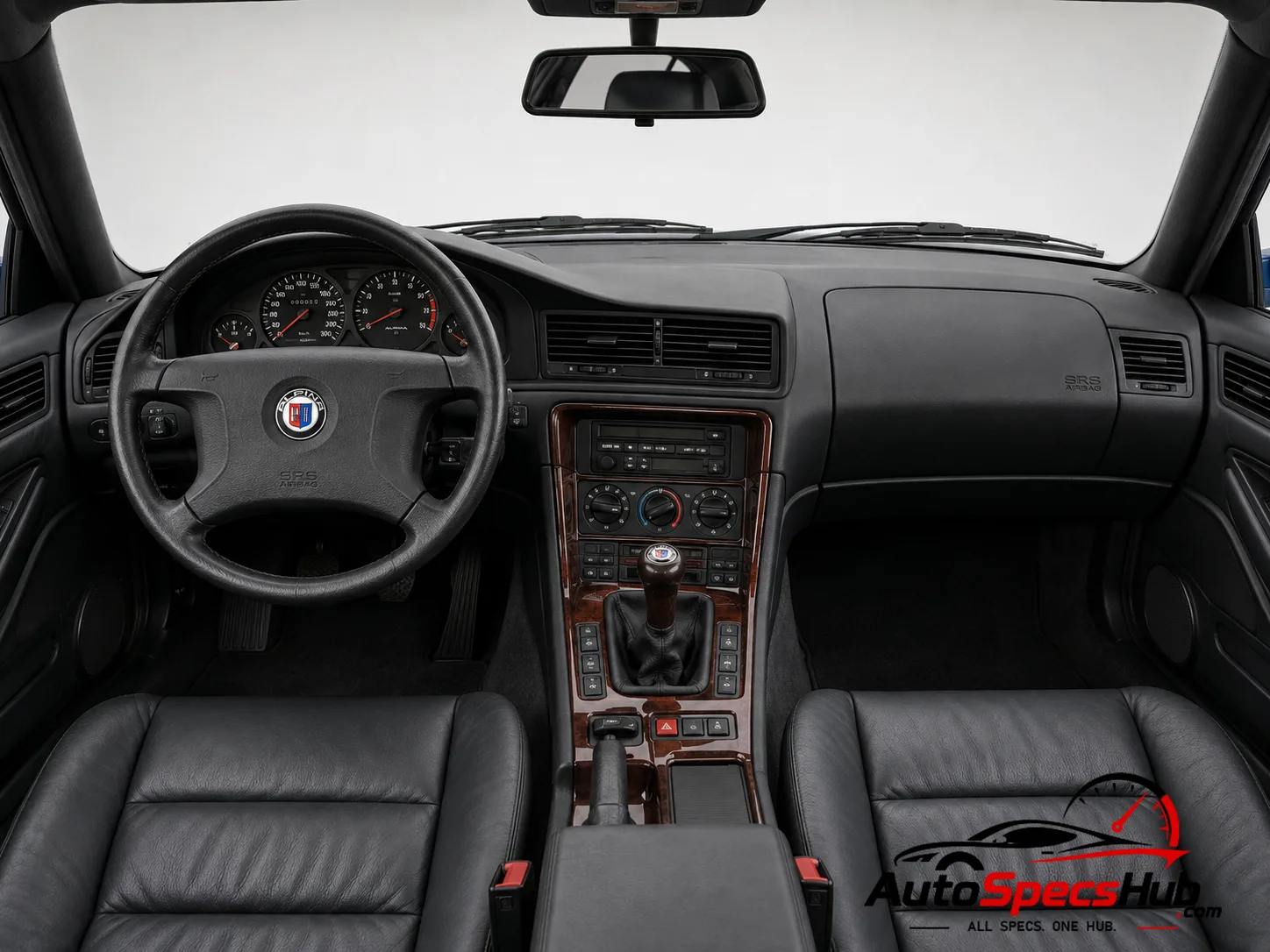 1990 Alpina B12 5.0 Coupé interior dashboard and front cabin