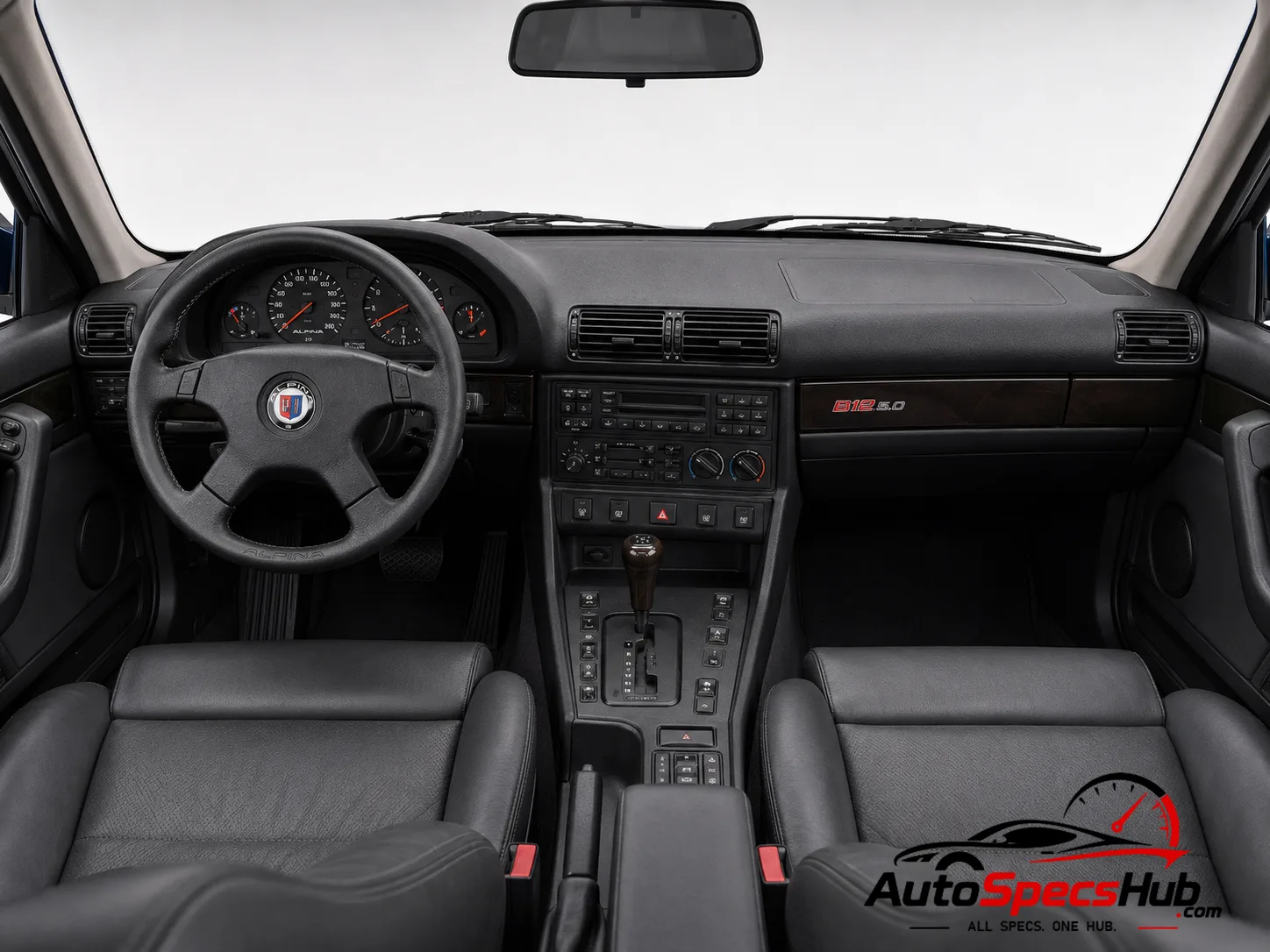 1988 Alpina B12 5.0 E32 interior dashboard view