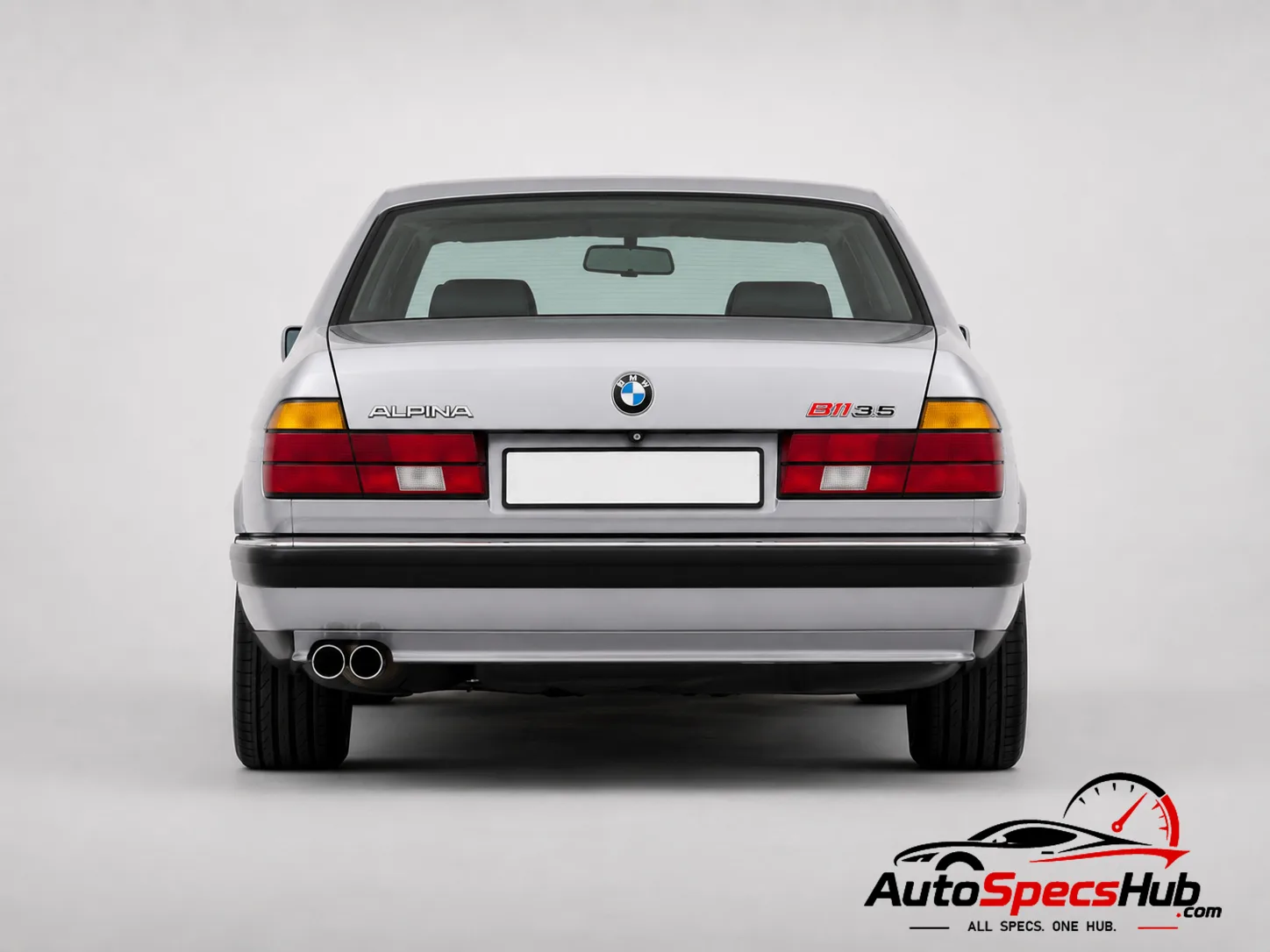1987 Alpina B11 3.5 E32 rear view