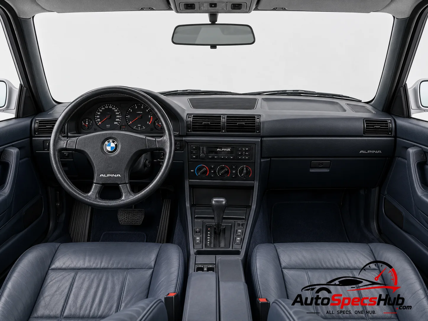 1987 Alpina B11 3.5 E32 interior dashboard view