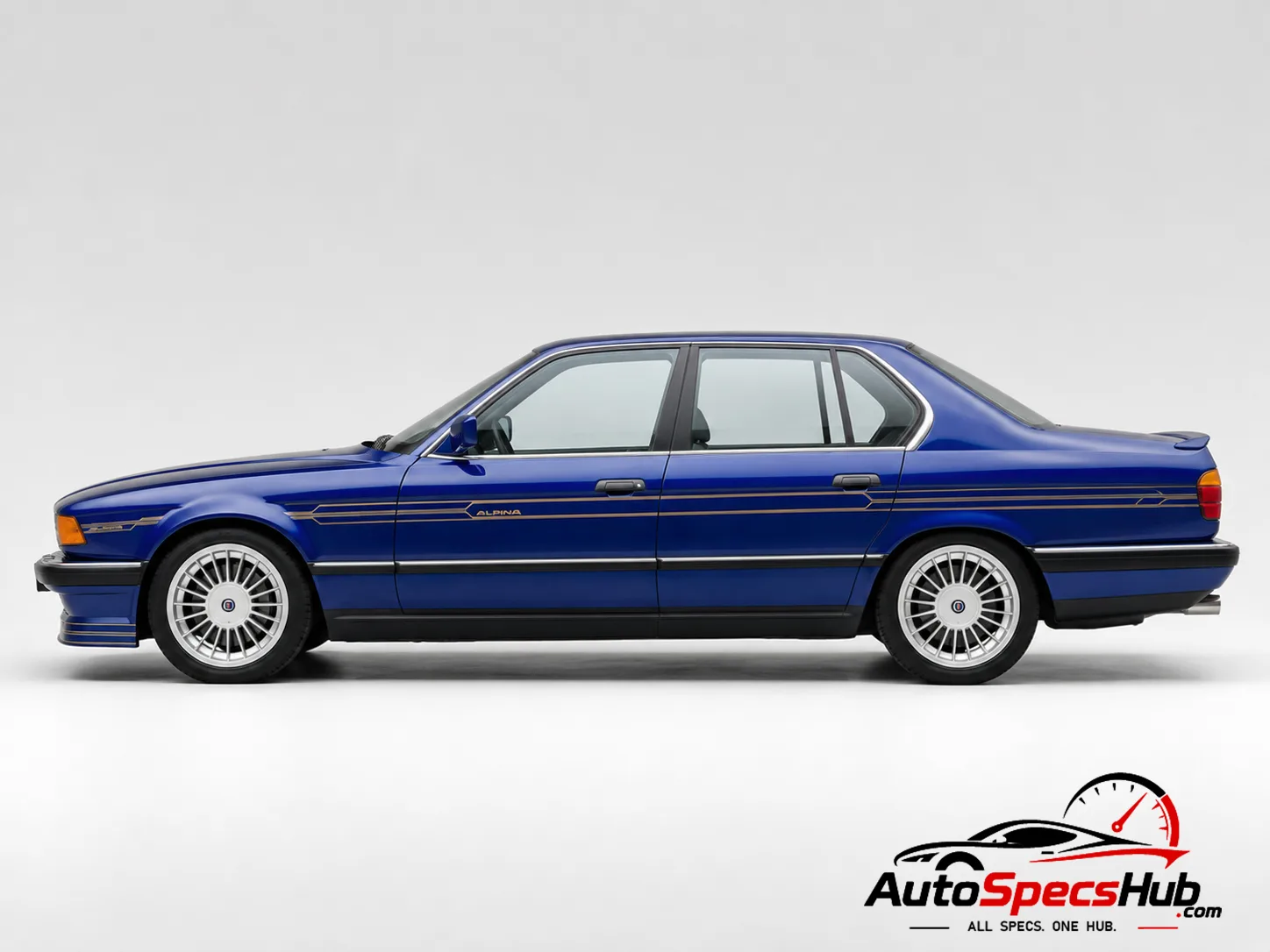1993 Alpina 7 Series B11 4.0 E32 side profile