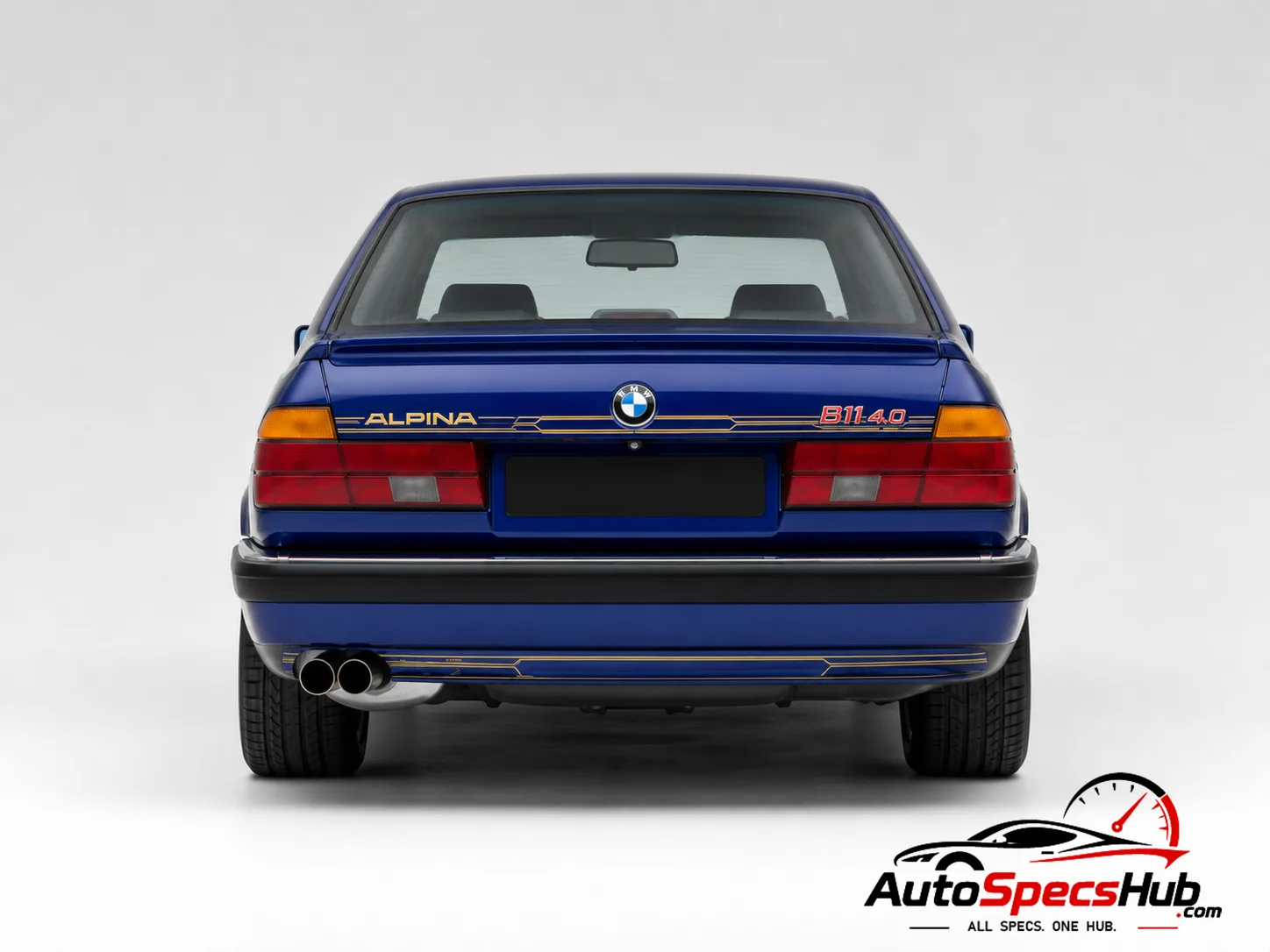 1993 Alpina 7 Series B11 4.0 E32 rear view
