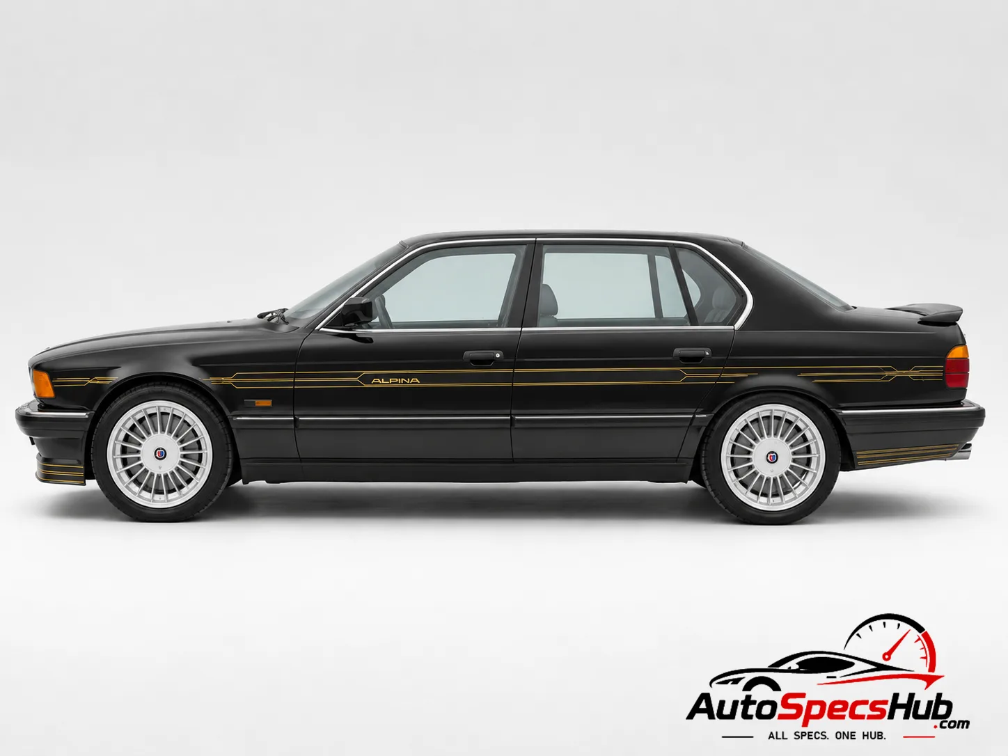 1989 Alpina 7 Series B12 5.0 L E32 side profile