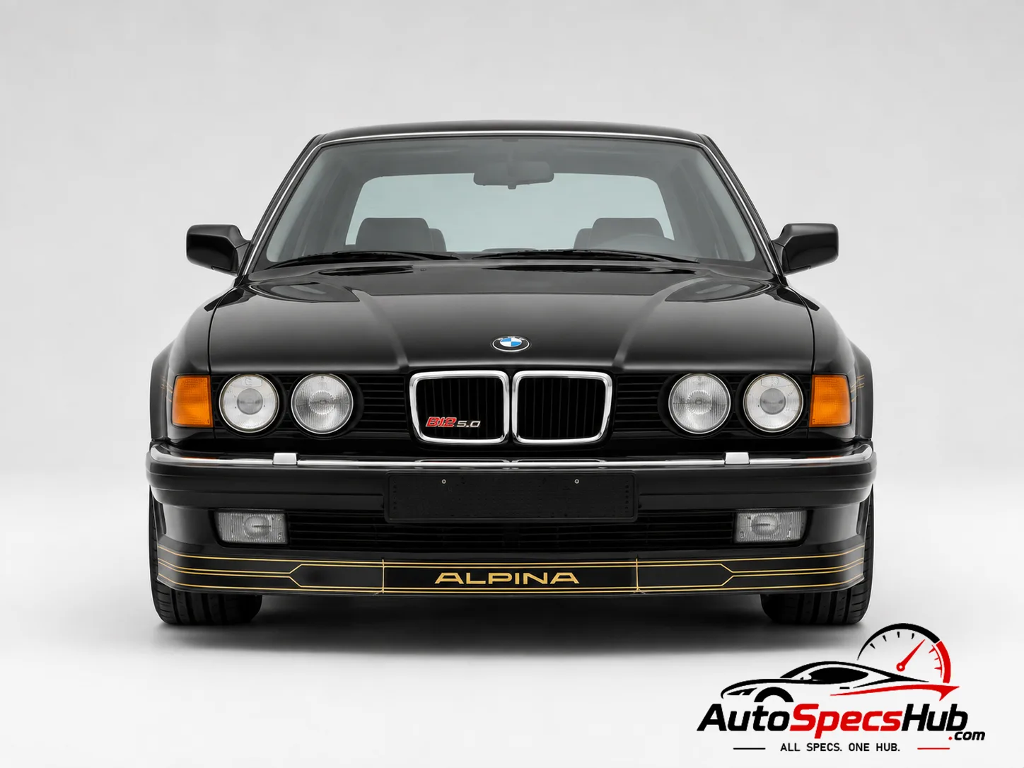 1989 Alpina 7 Series B12 5.0 L E32 front view