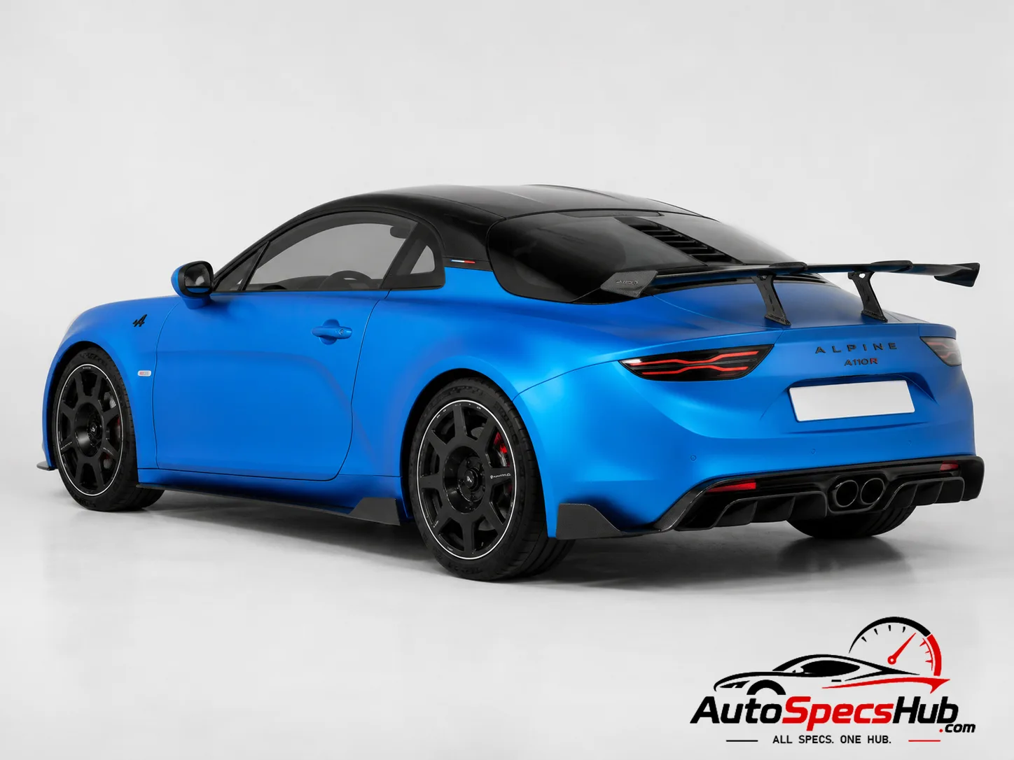 2023 Alpine A110 R rear three-quarter view