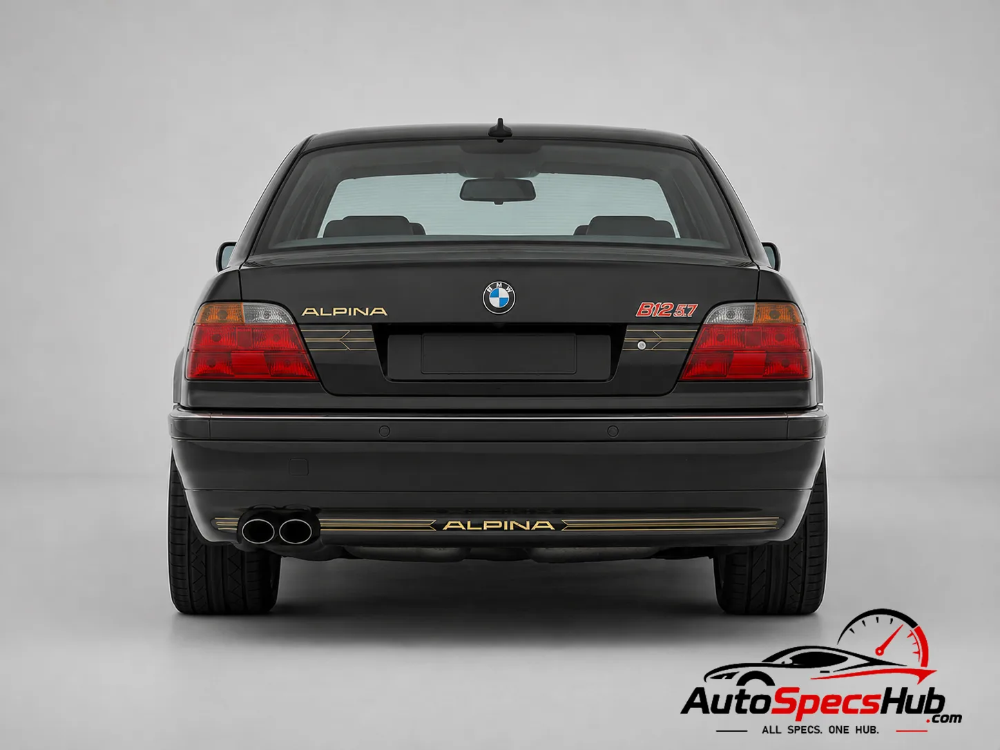 1995 Alpina 7 Series B12 5.7 E38 rear view