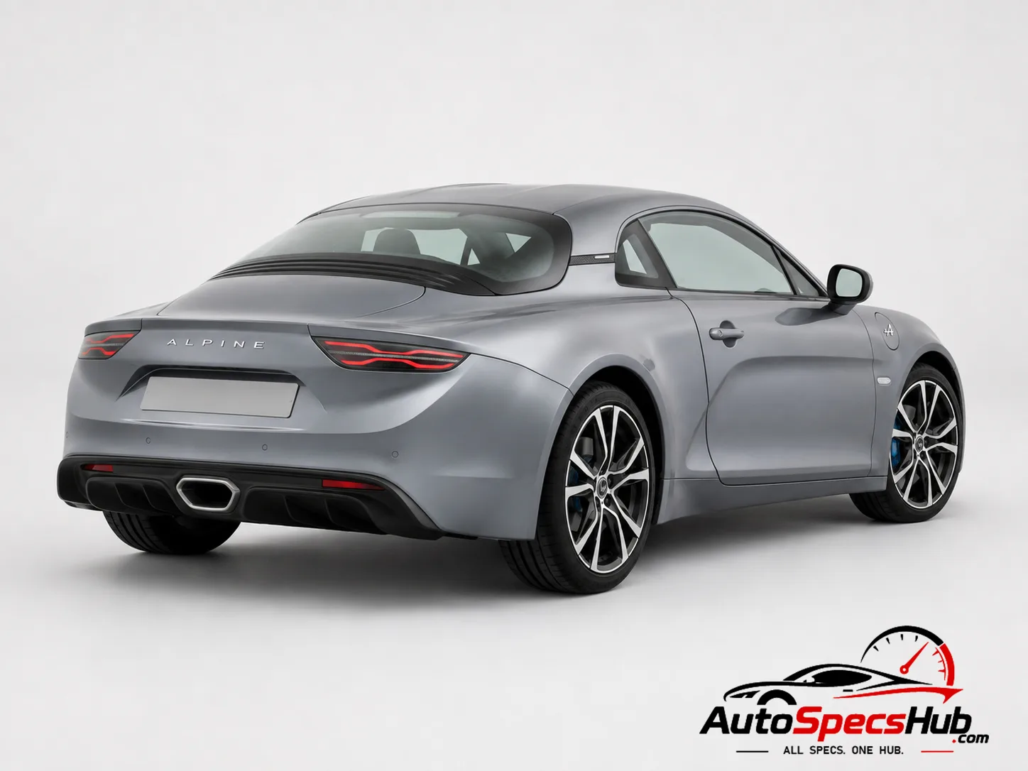 2022 Alpine A110 GT rear three-quarter view