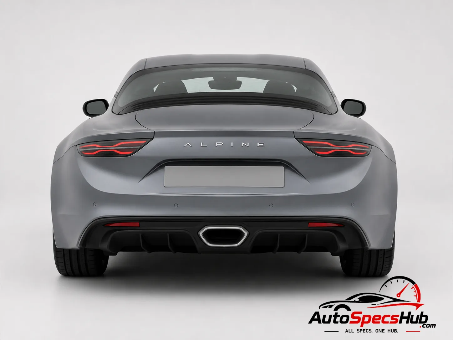 2022 Alpine A110 GT rear view