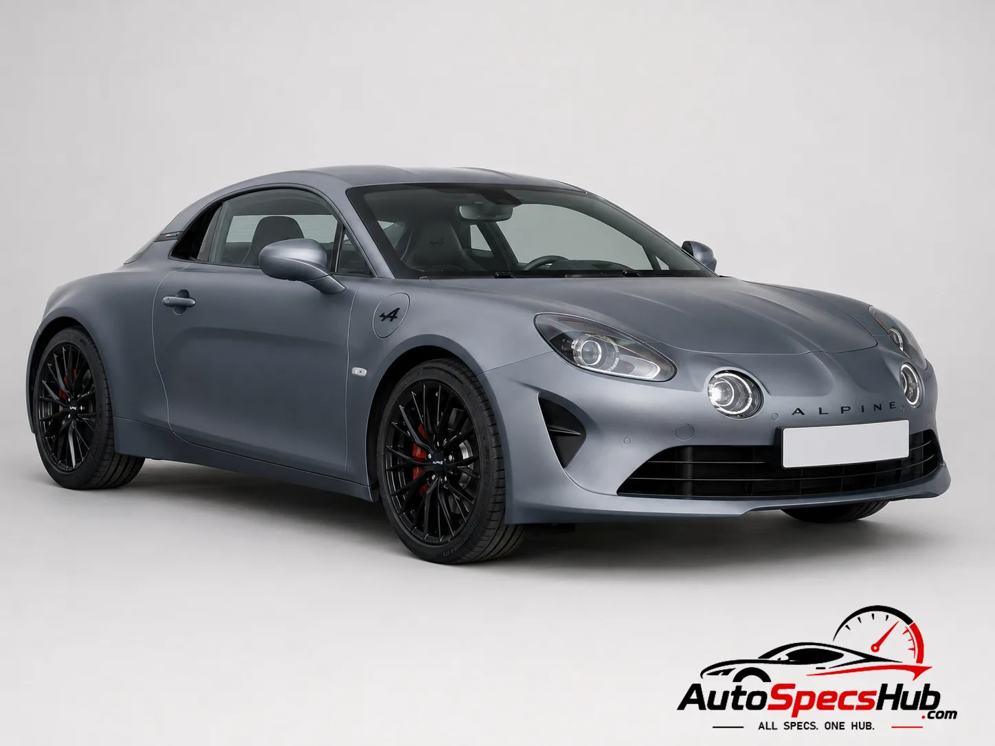 2019 Alpine A110S front three-quarter view