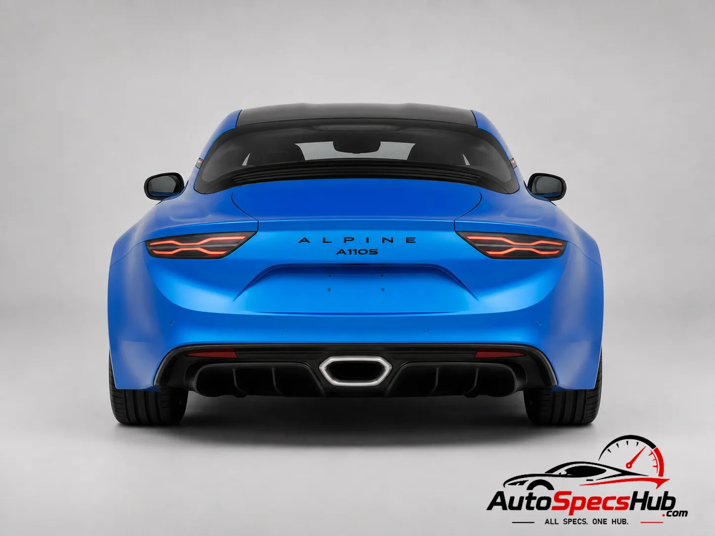 2022 Alpine A110 S rear view