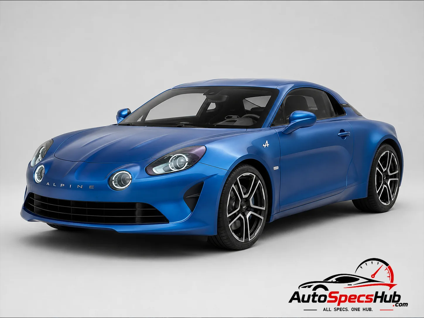 2017 Alpine A110 front three-quarter view