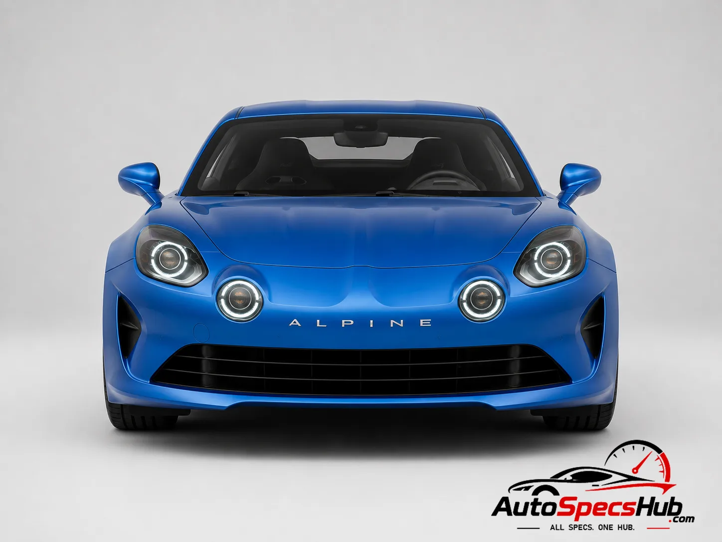 2017 Alpine A110 front view
