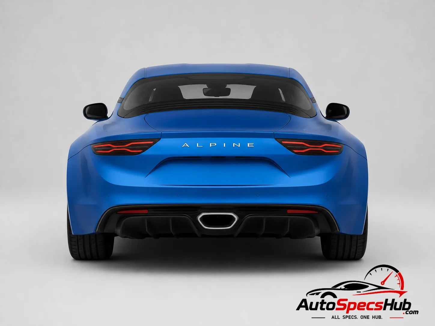 2017 Alpine A110 rear view